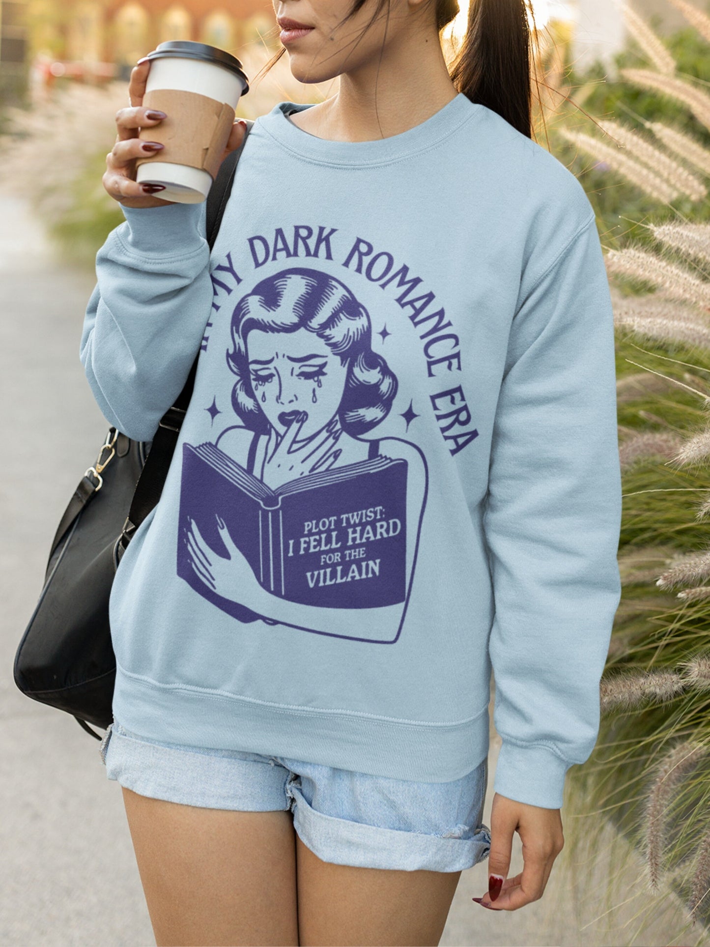 In My Dark Romance Era Villain Lover Bookish Sweatshirt * Enemies To Lovers Morally Grey Spicy Book Club Host Trope * Smut Reader Merch Gift