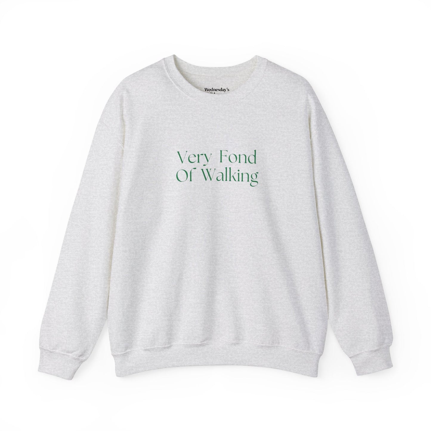 Pride & Prejudice Fond of Walking Sweatshirt * Clean Girl Aesthetic Sports Club Minimalist Wellness Hot Girl Walk Bookish Jane Austen Merch