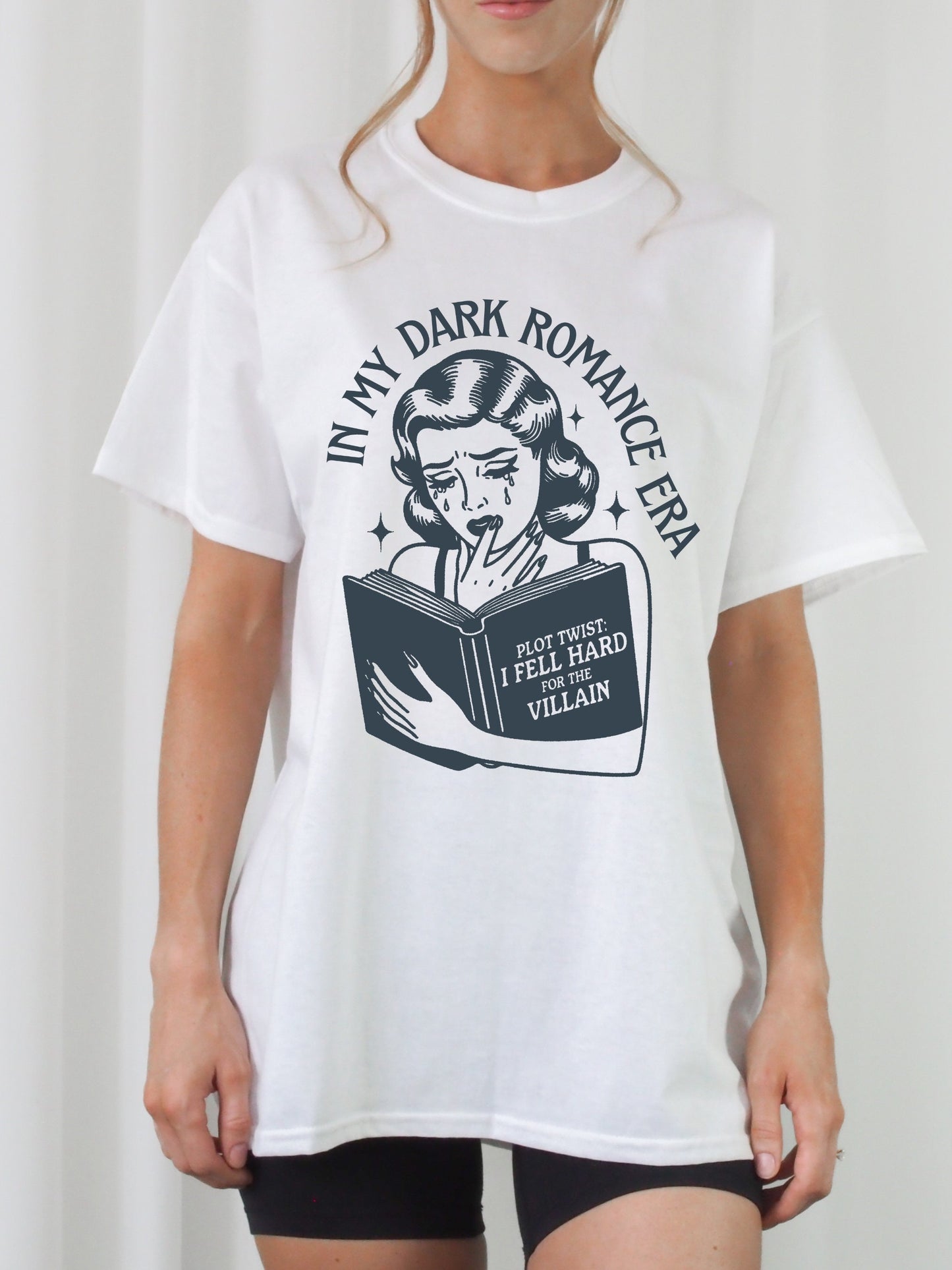 In My Dark Romance Era Villain Lover Bookish Shirt * Enemies To Lovers Morally Grey Spicy Book Club Host Trope Tee * Smut Reader Merch Gift