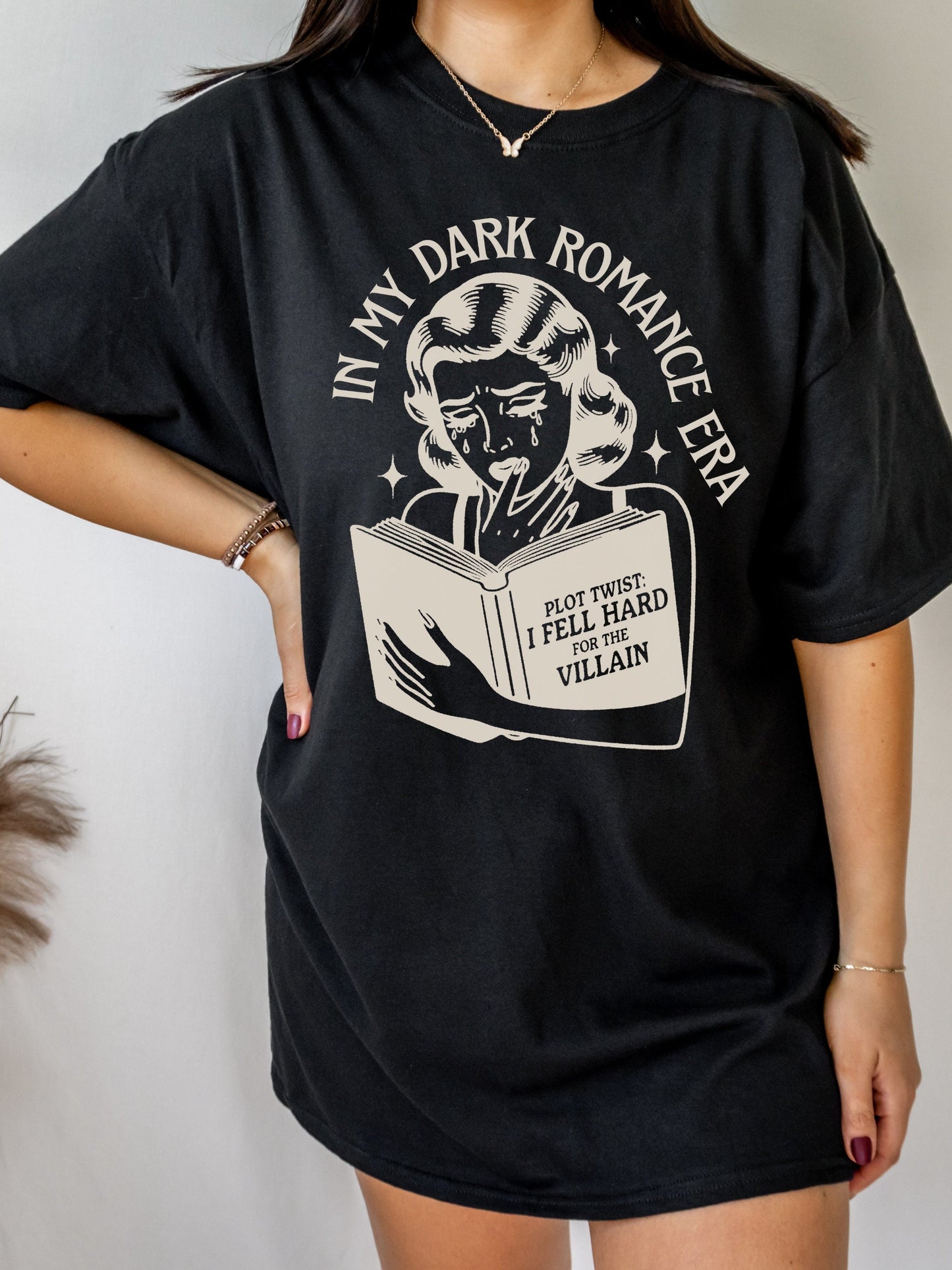 In My Dark Romance Era Villain Lover Bookish Shirt * Enemies To Lovers Morally Grey Spicy Book Club Host Trope Tee * Smut Reader Merch Gift