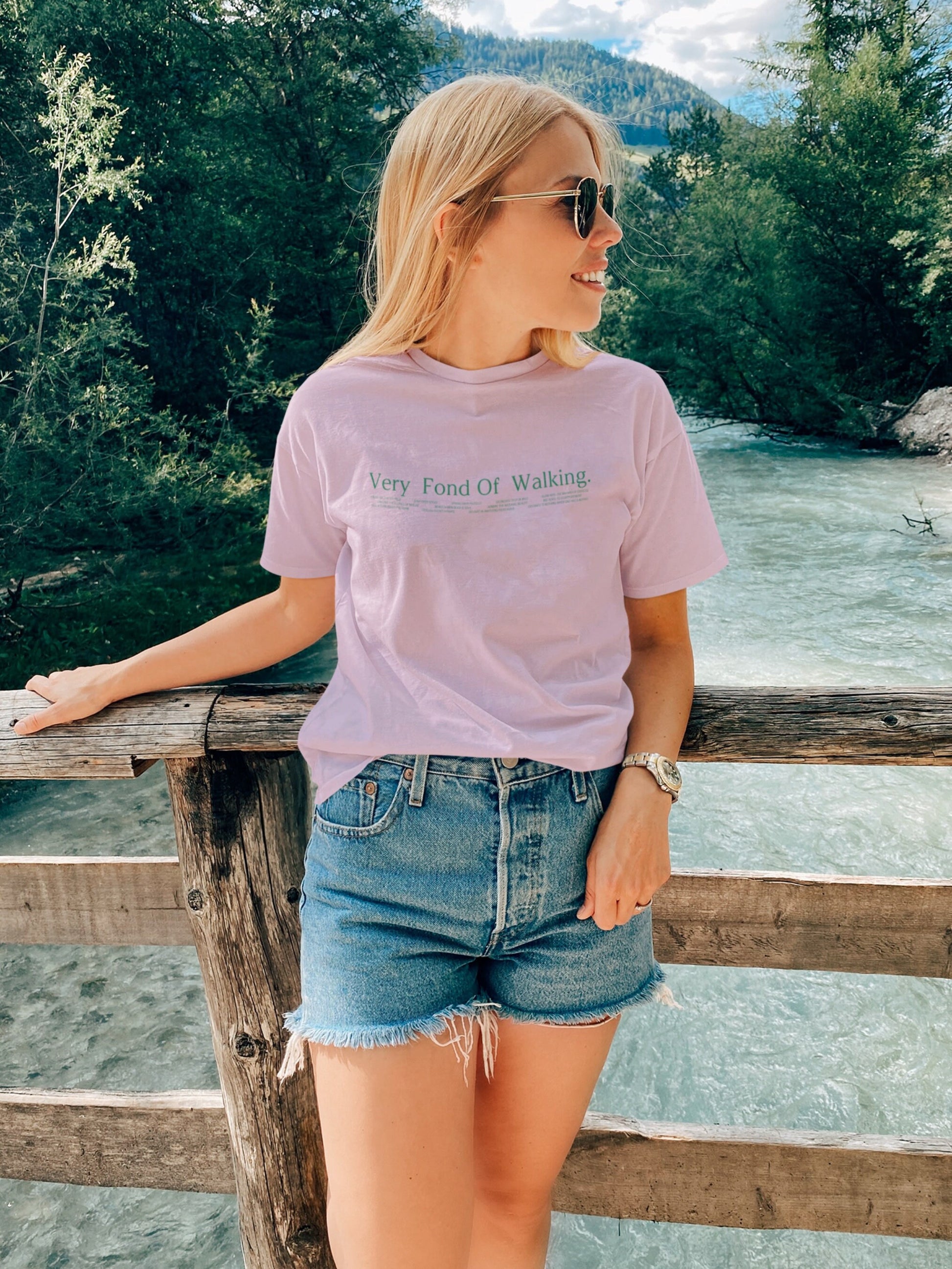 Pride & Prejudice Fond of Walking Sports Club T-shirt