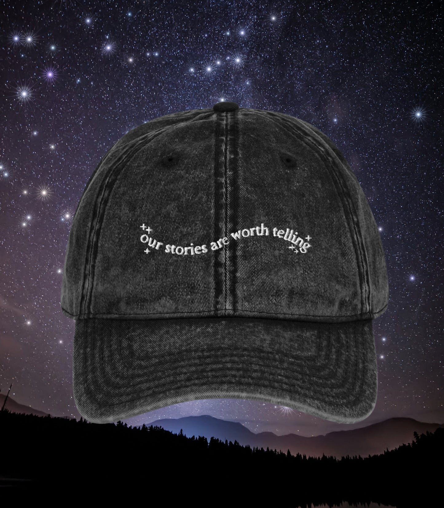 ACOTAR Vintage Embroidered Dad Hat * our stories are worth telling * velaris nesta feyra rhysand valkyrie * Bookish Gift Fandom Merch