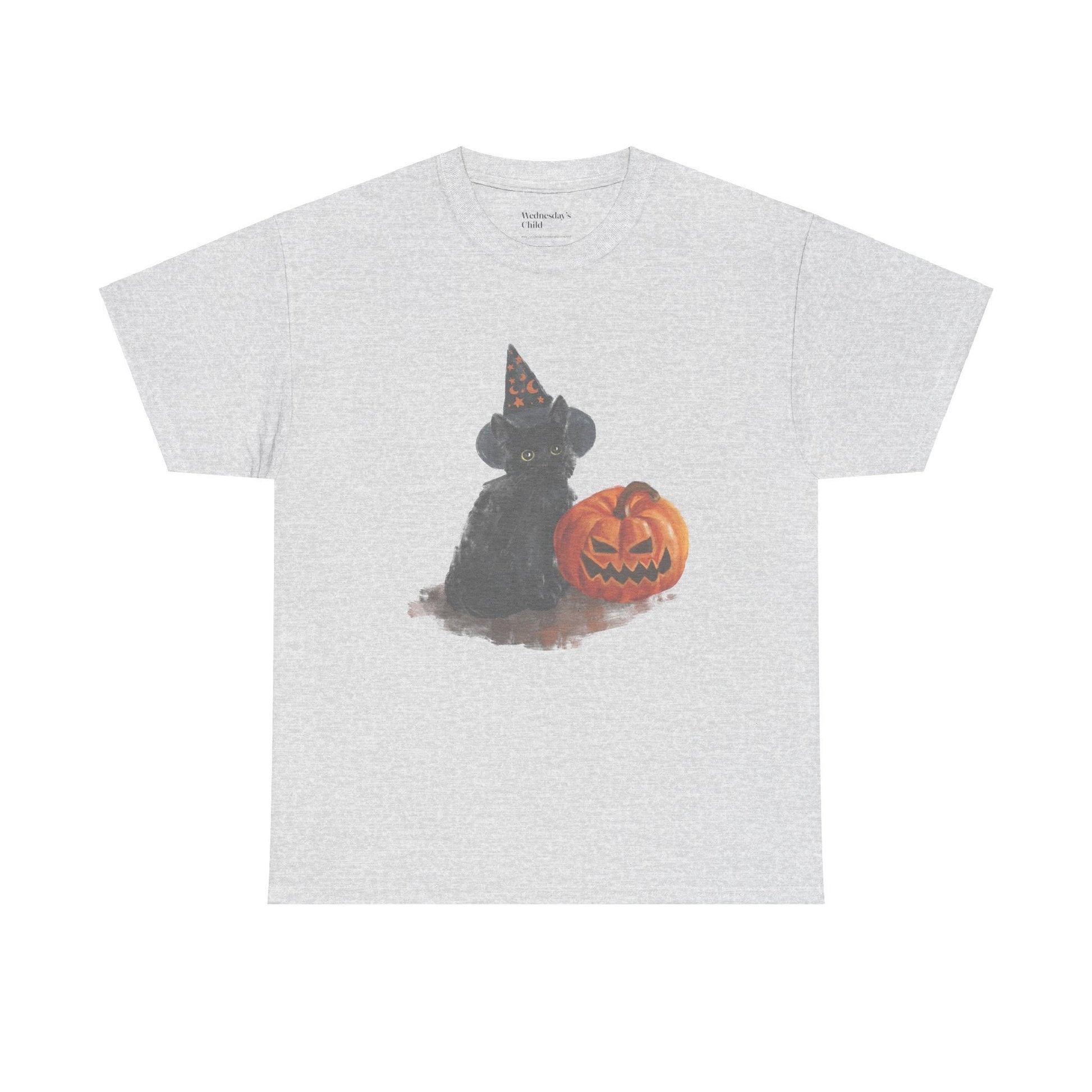 Halloween black cat vintage inspired tee trendy viral 90s retro pumpkin witchy aesthetic crewneck tshirt spooky hocus pocus salem girls trip