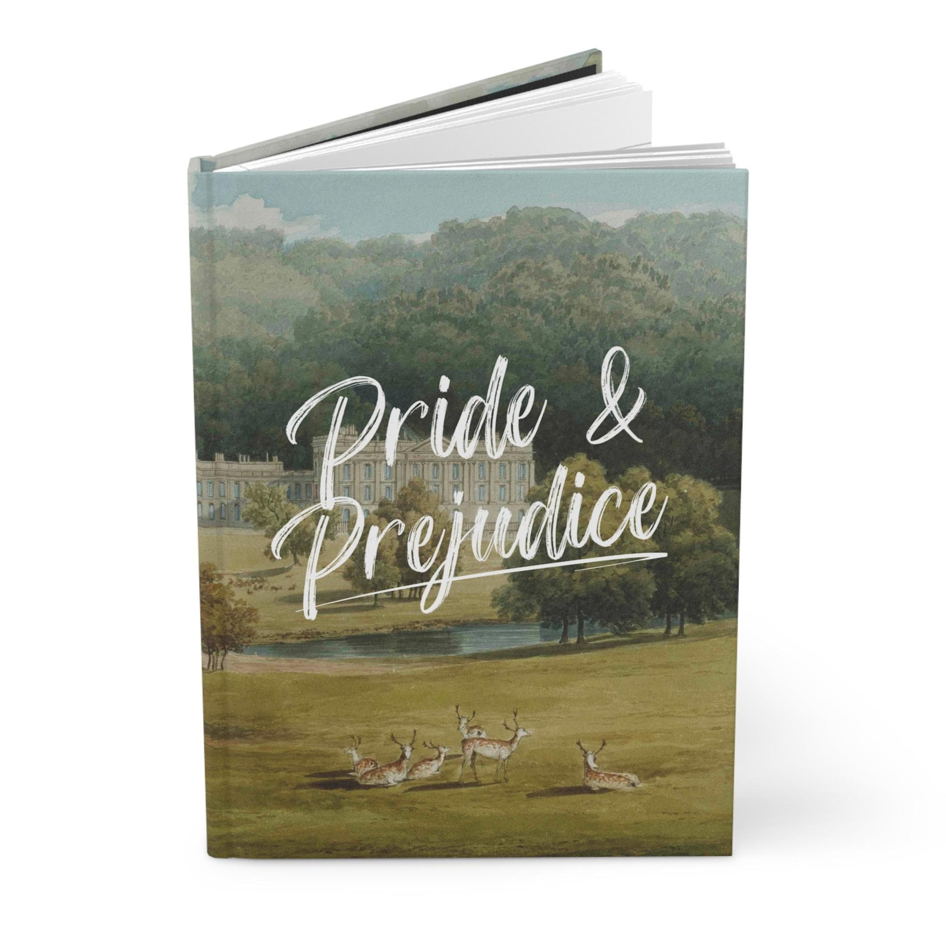 Pride & Prejudice Light Academia Aesthetic Hardcover Journal * Reading Notebook Log Daily Planner 2024 * Mr Darcy Most Ardently Jane Austen