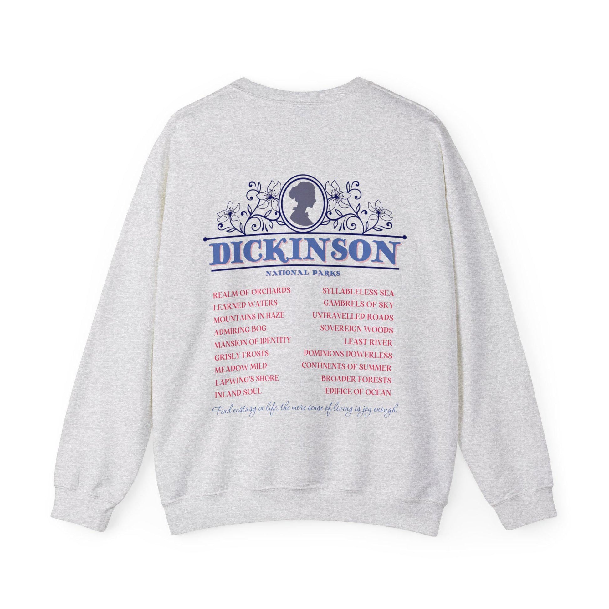 Emily Dickinson Fictional National Park Sweatshirt * Bookish Book Lover Gift for Readers Teachers * Tortured Poets Aesthetic Literature