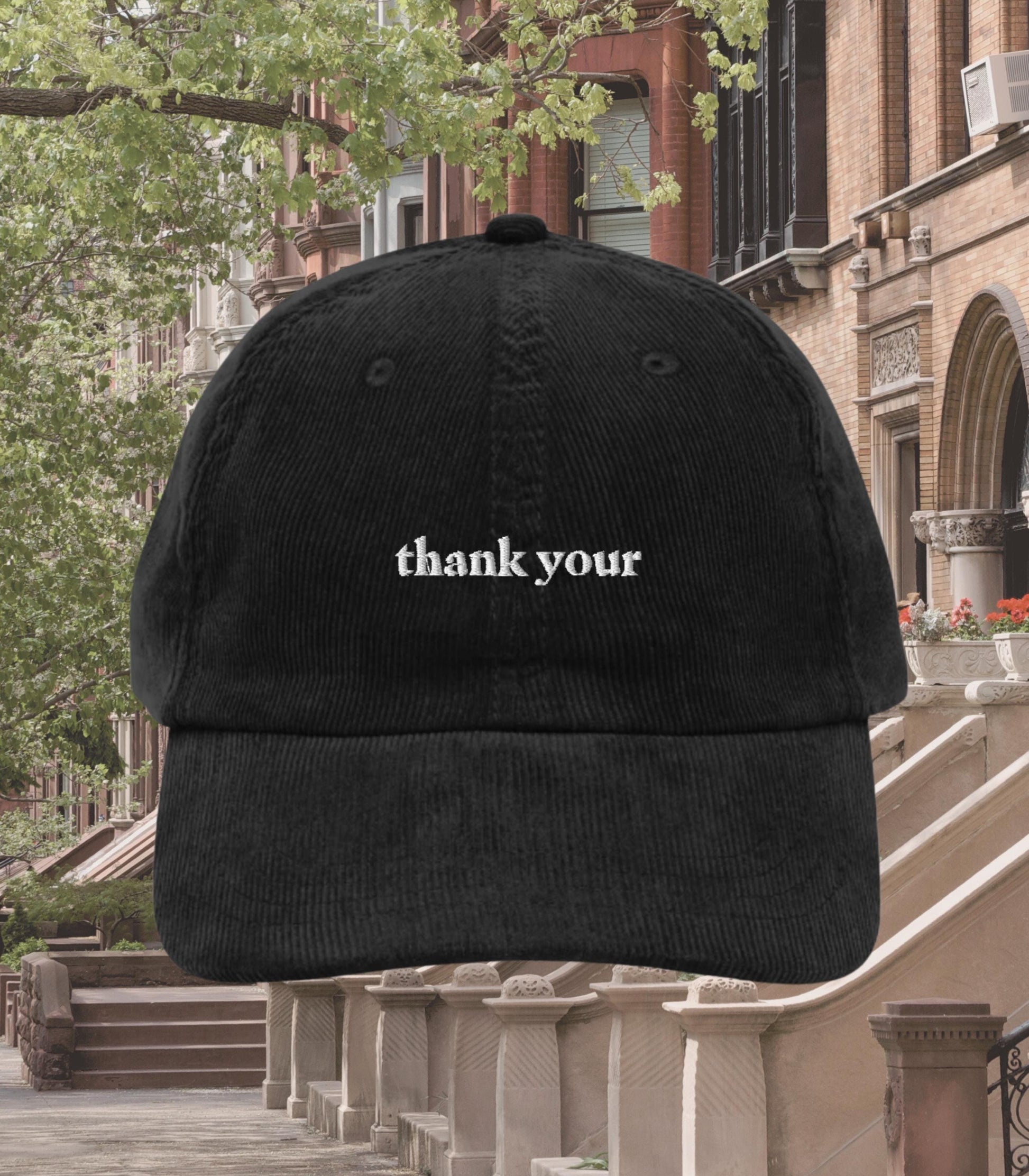 Thank Your Corduroy Dad Hat * Nora Ephron You've Got Mail * Kathleen Kelly Joe Fox NY152 * Don't Cry Shopgirl * Funny Awkward Quote