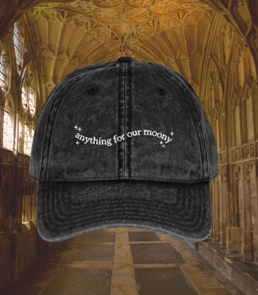 Anything for our moony embroidered dad hat * ATYD dramione wizard school mauraders sirius remus universal * dark romance bookish gift ideas