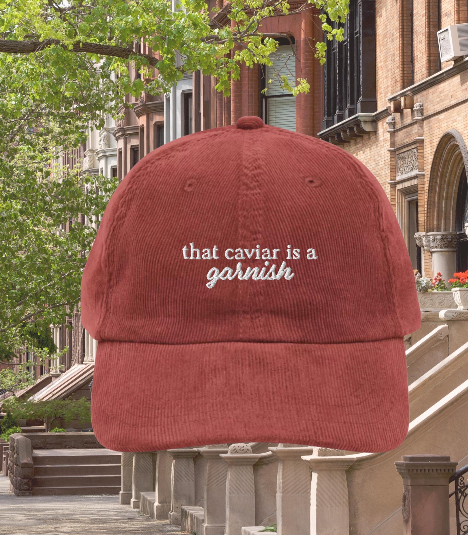 That caviar is a garnish! Corduroy Dad Hat * Nora Ephron You've Got Mail * Kathleen Kelly Joe Fox NY152 Don't Cry Shopgirl Romcom Fall