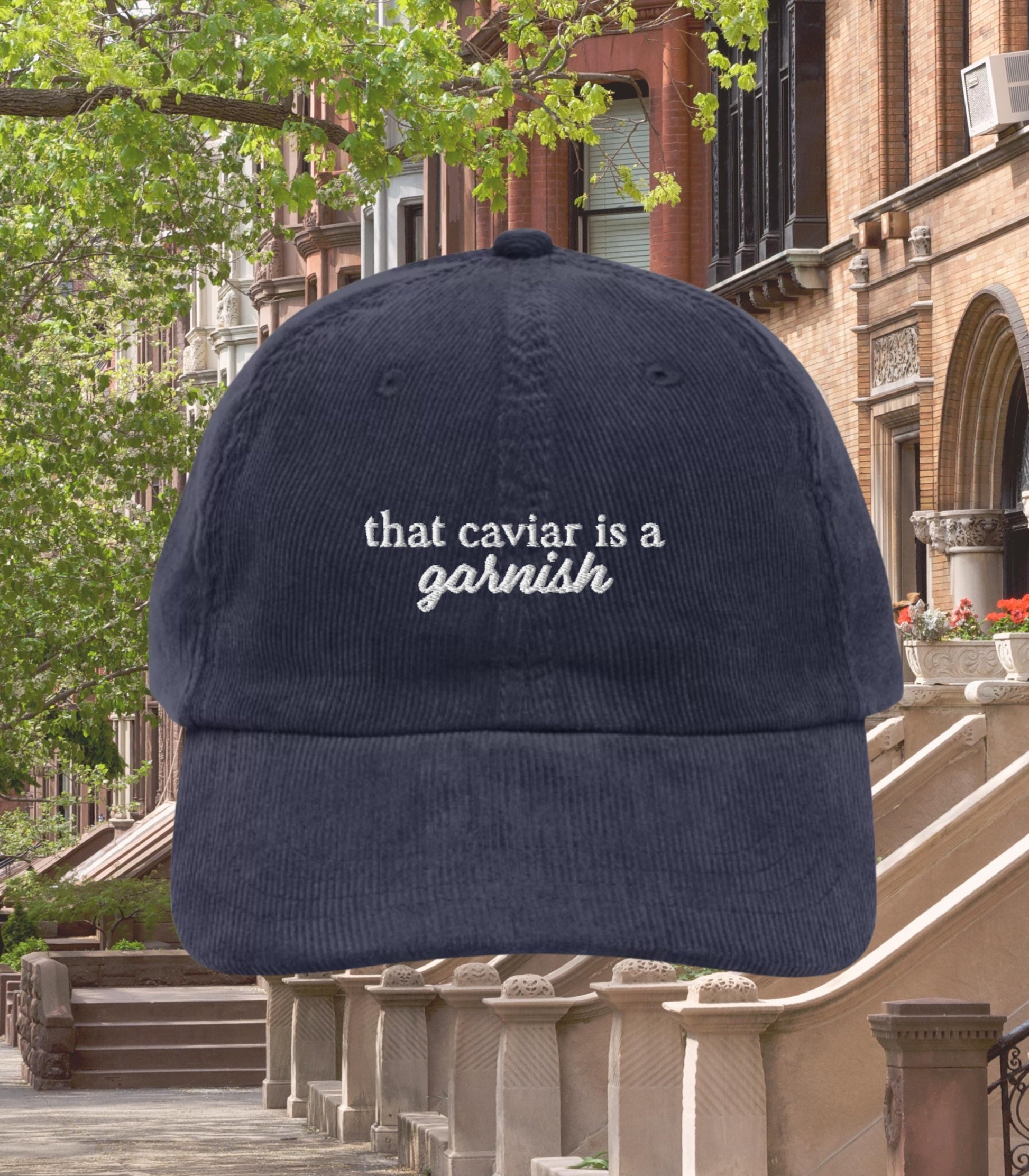 That caviar is a garnish! Corduroy Dad Hat * Nora Ephron You've Got Mail * Kathleen Kelly Joe Fox NY152 Don't Cry Shopgirl Romcom Fall