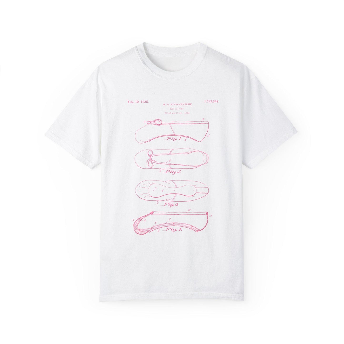 Ballet Slipper Patent COMFORT COLORS tee * Balletcore Ballerina Pointe Plie Chasse Jete * Dance Teacher Dancer Tshirt Gift * Ballet Pink