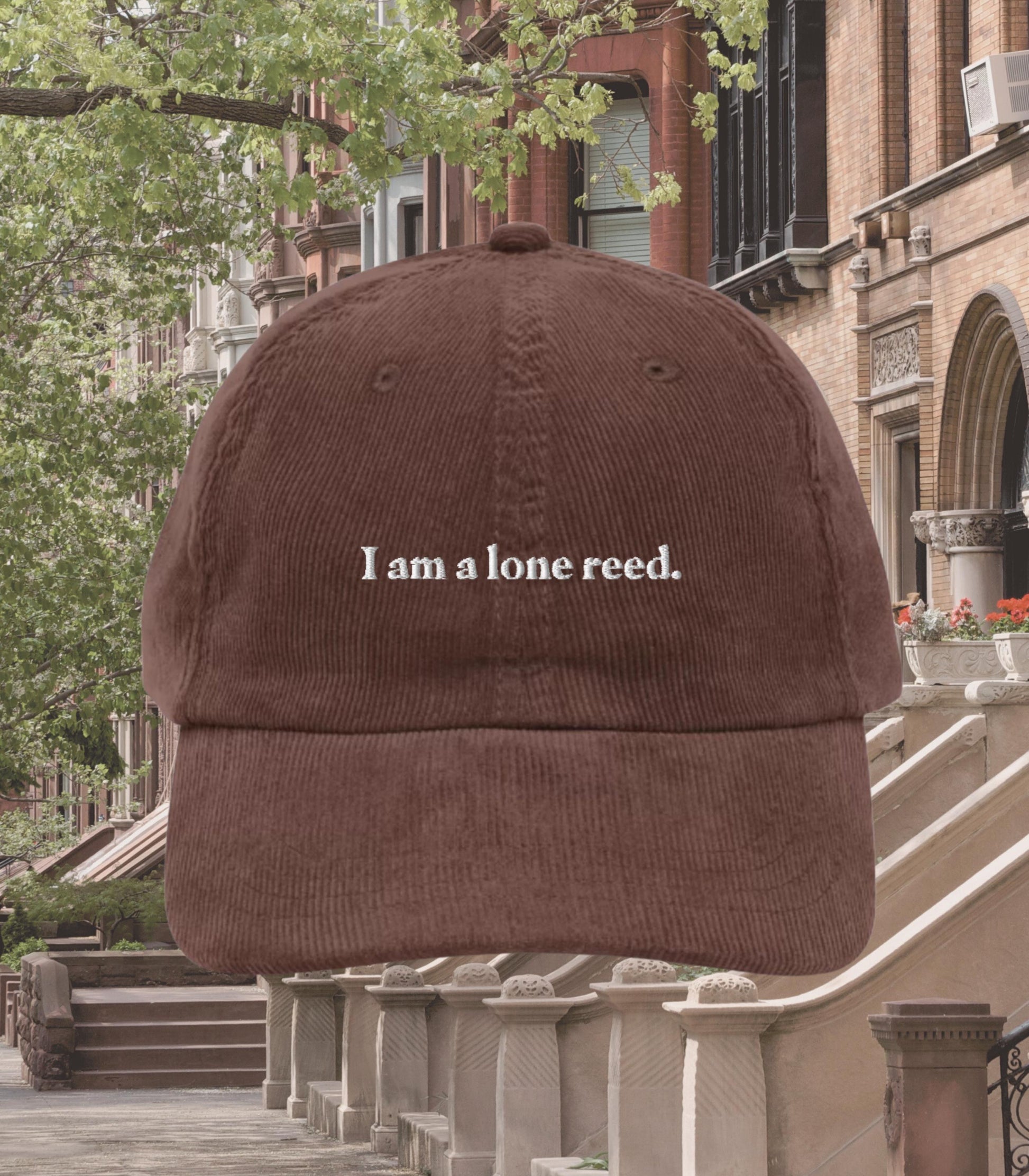 I am a lone reed Corduroy Dad Hat * Nora Ephron You've Got Mail * Kathleen Kelly Joe Fox NY152 * Don't Cry Shopgirl * Romcom Fall