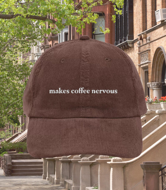 Makes coffee nervous Corduroy Dad Hat * Nora Ephron You've Got Mail * Kathleen Kelly Joe Fox NY152 * Don't Cry Shopgirl * Romcom Fall