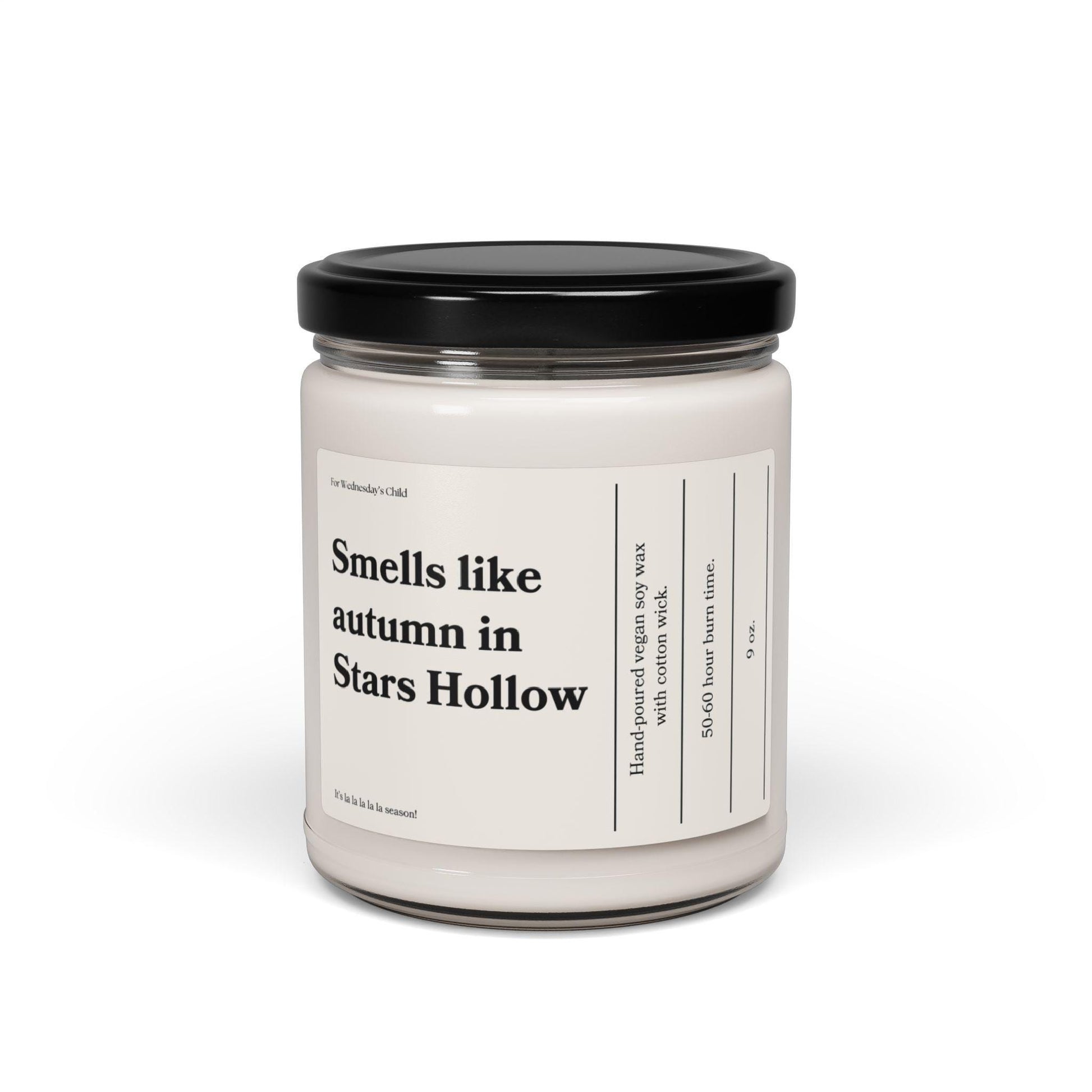 Smells like autumn in Stars Hollow * vegan soy candle * Gilmore Luke's Diner Dragonfly Inn * dark academia aesthetic downtown girl reader