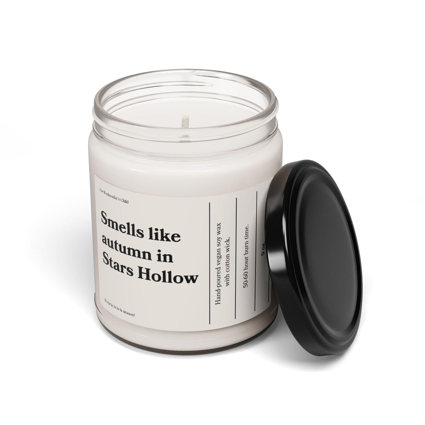 Smells like autumn in Stars Hollow * vegan soy candle * Gilmore Luke's Diner Dragonfly Inn * dark academia aesthetic downtown girl reader