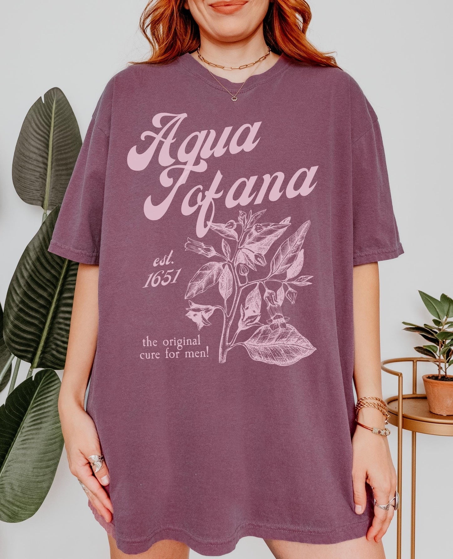 Aqua Tofana Apothecary Comfort Colors Tee * Funny Poison Patriarchy Girls will be Girls shirt * Giulia Feminist Icon Equal Rights Belladonna