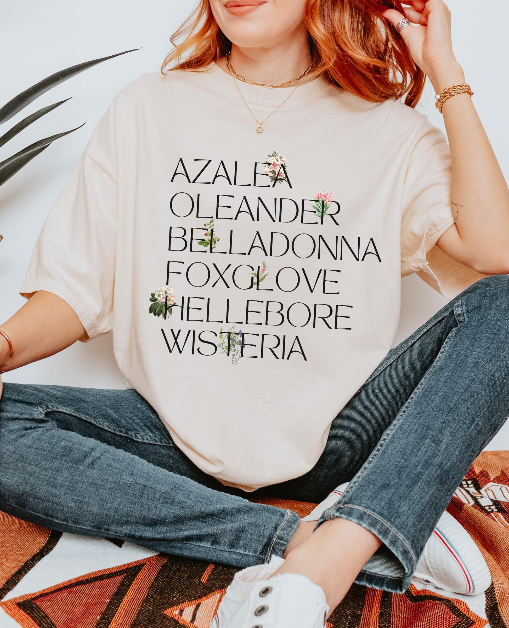 Poison Garden Witchy Herbology Comfort Colors Tee * Smash Patriarchy Girls will be Girls shirt Aqua Tofana Feminist Equal Rights Belladonna