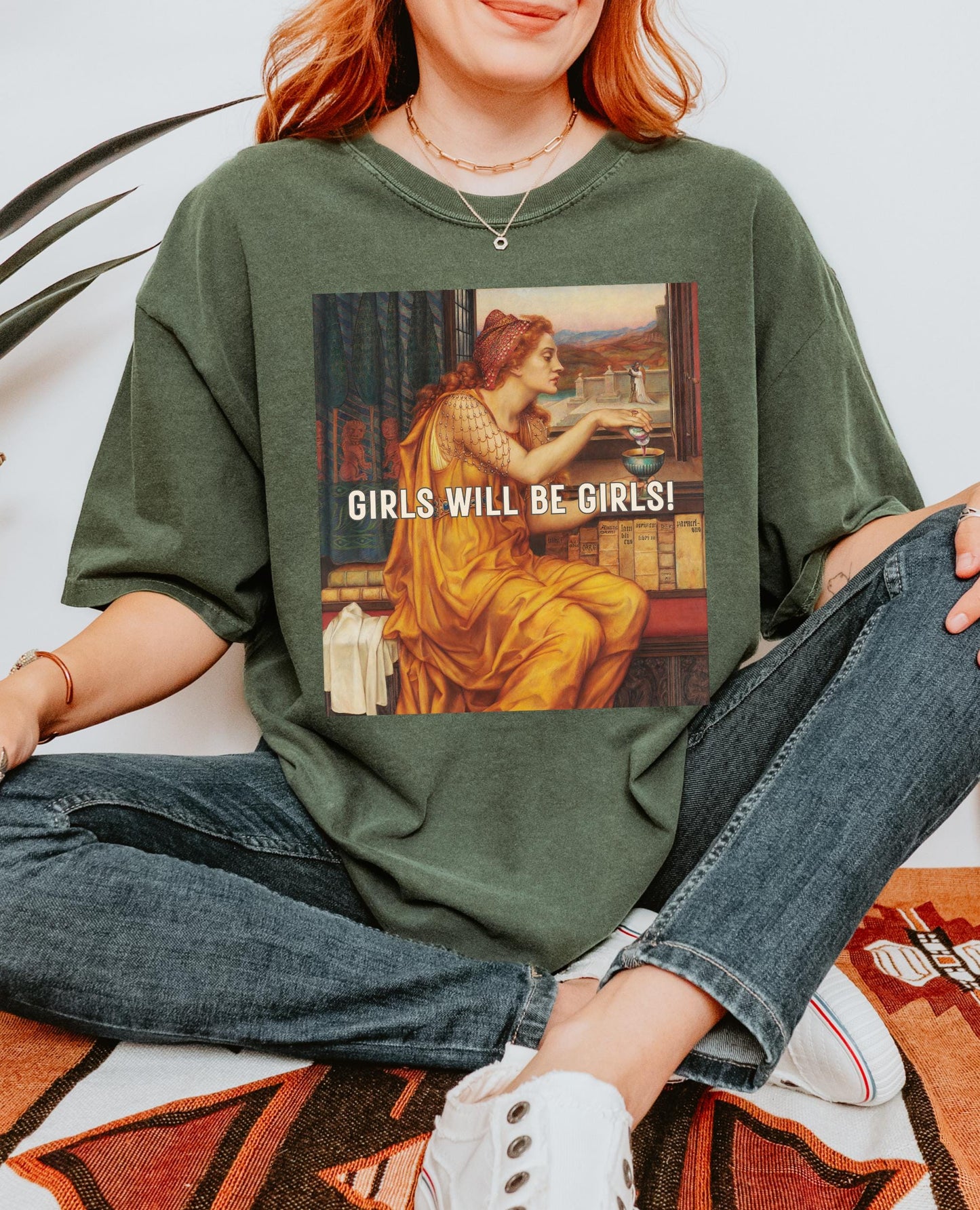 Girls will be girls Aqua Tofana Comfort Colors Shirt * Smash the patriarchy tee * Female rage feminist abortion reproductive rights tshirt