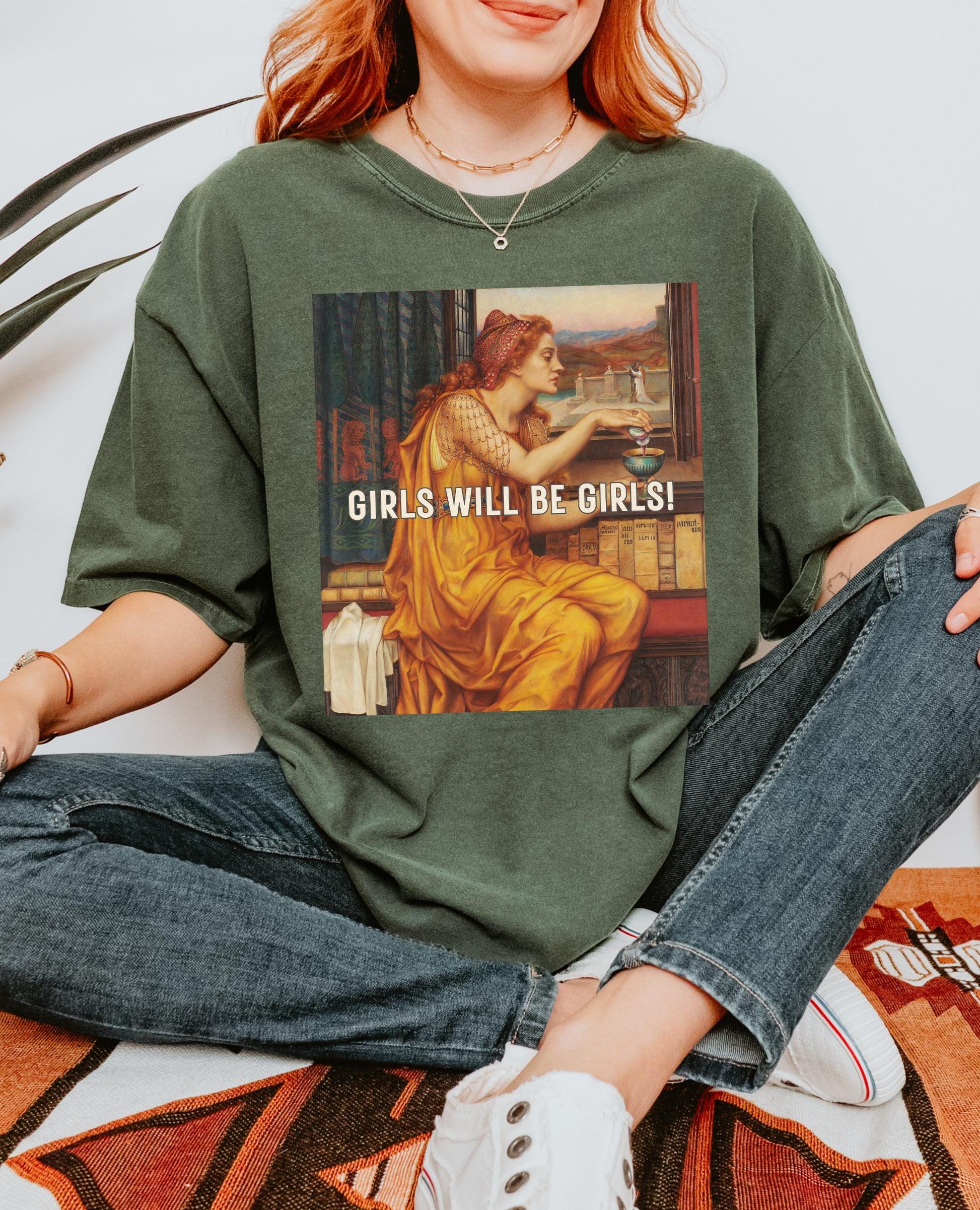 Girls will be girls Aqua Tofana Comfort Colors Shirt * Smash the patriarchy tee * Female rage feminist abortion reproductive rights tshirt