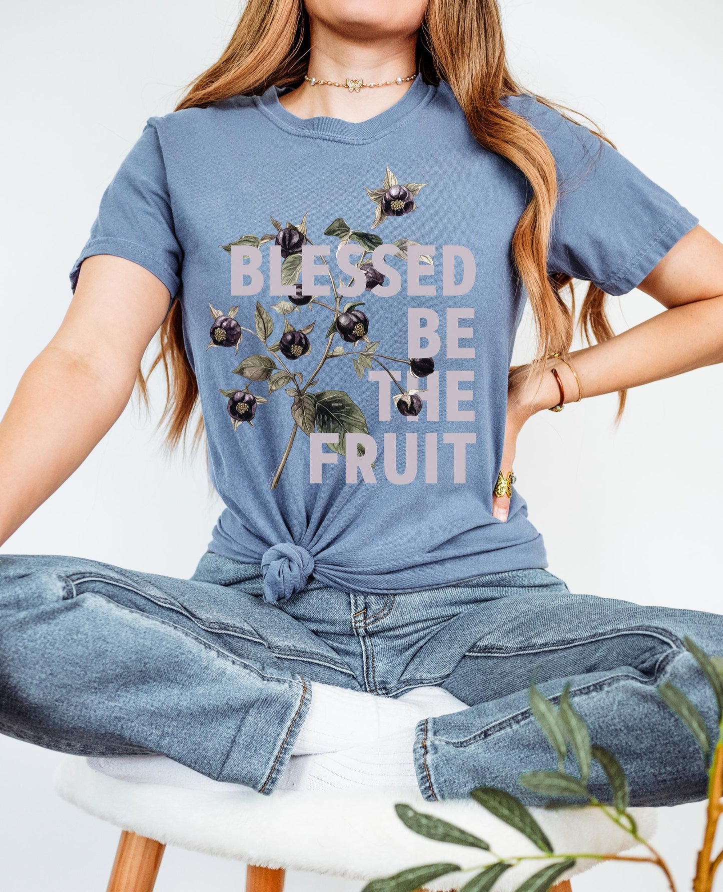 Handmaid's Tale Belladonna Blessed be the Fruit * Nolite te bastardes Feminist Rage MATGA Smash Patriarchy Comfort Colors Aqua tofana Tshirt