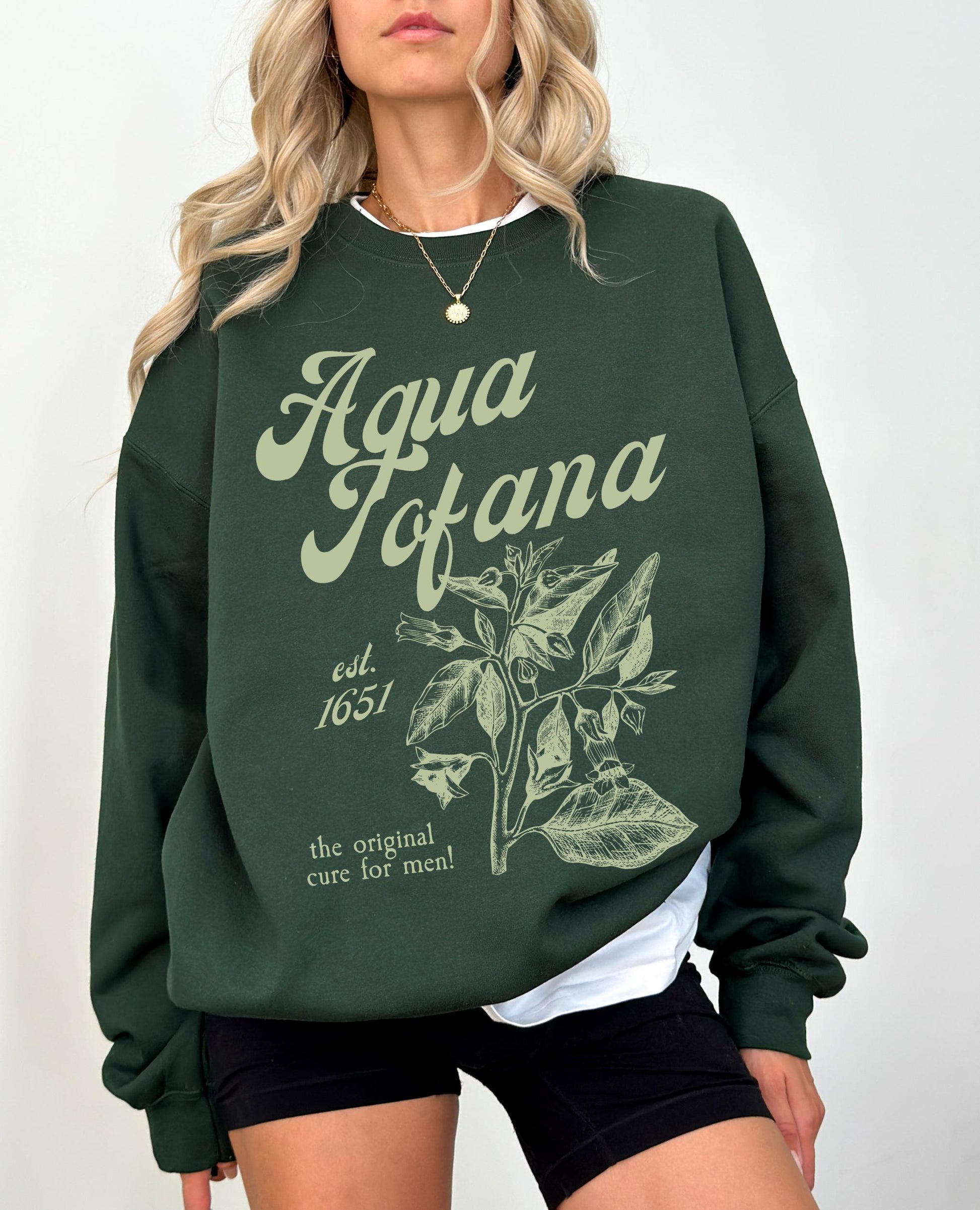 Aqua Tofana Apothecary Sweatshirt Hoodie * Funny Poison Patriarchy Girls will be Girls shirt * Giulia Feminist Icon Equal Rights Belladonna