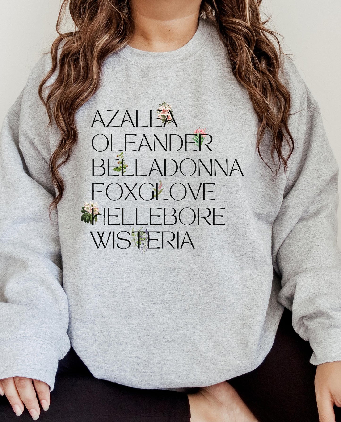 Poison Deadly Garden Witchy Herbology Sweatshirt * Smash Patriarchy Girls will be Girls shirt Aqua Tofana Feminist Equal Rights Belladonna