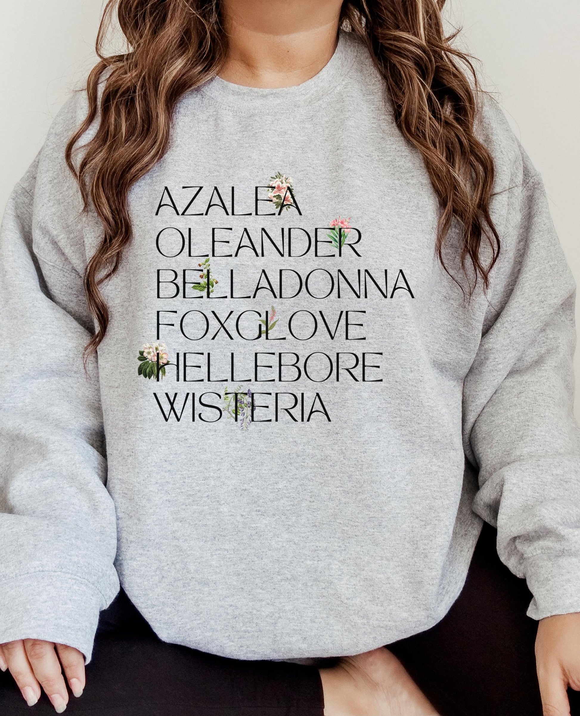 Poison Deadly Garden Witchy Herbology Sweatshirt * Smash Patriarchy Girls will be Girls shirt Aqua Tofana Feminist Equal Rights Belladonna