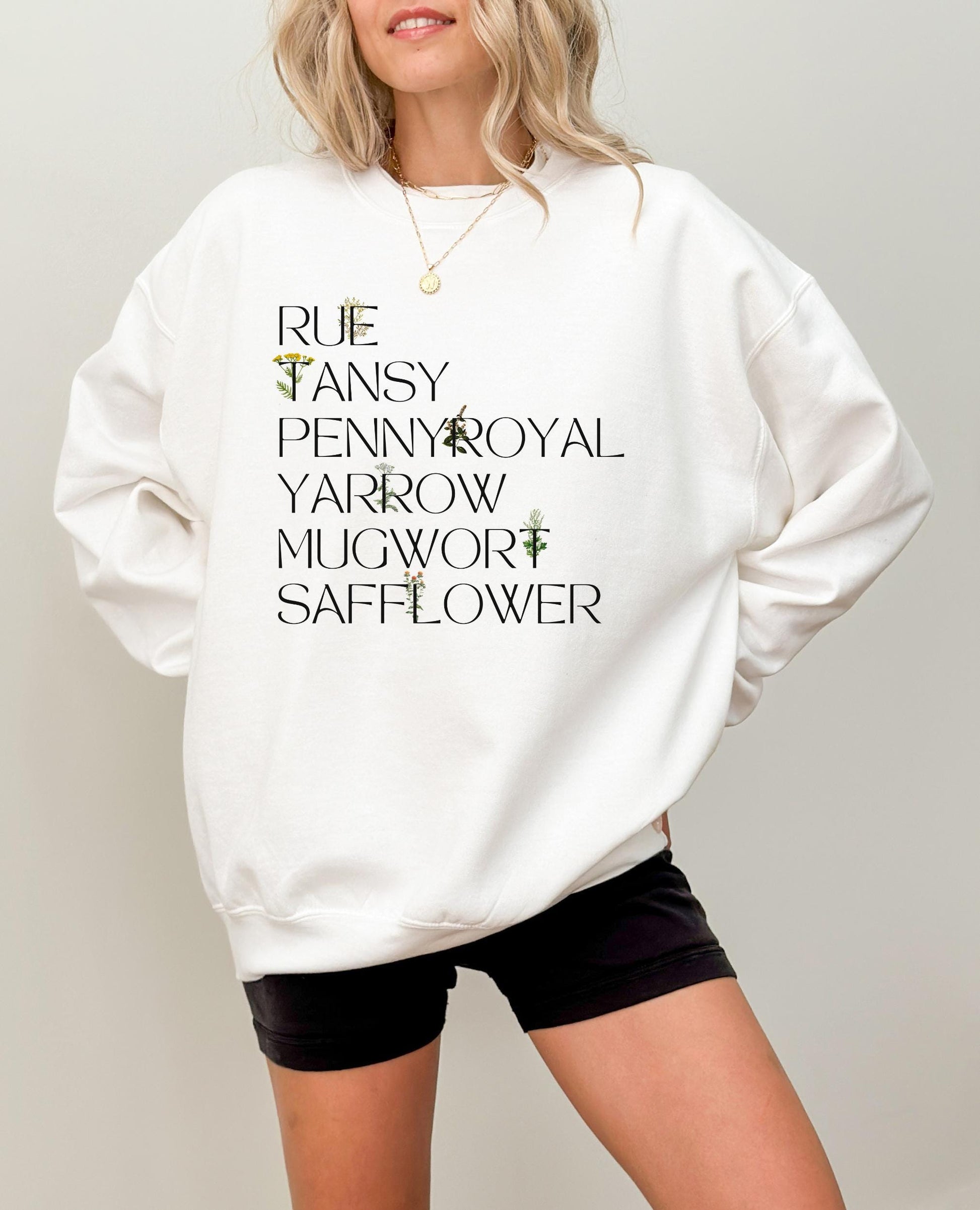 Reproductive Health Herb Garden * Herbology Aqua Tofana Girls will be Girls Feminist Equal Rights Abortion Healthcare Pro Choice Sweatshirt