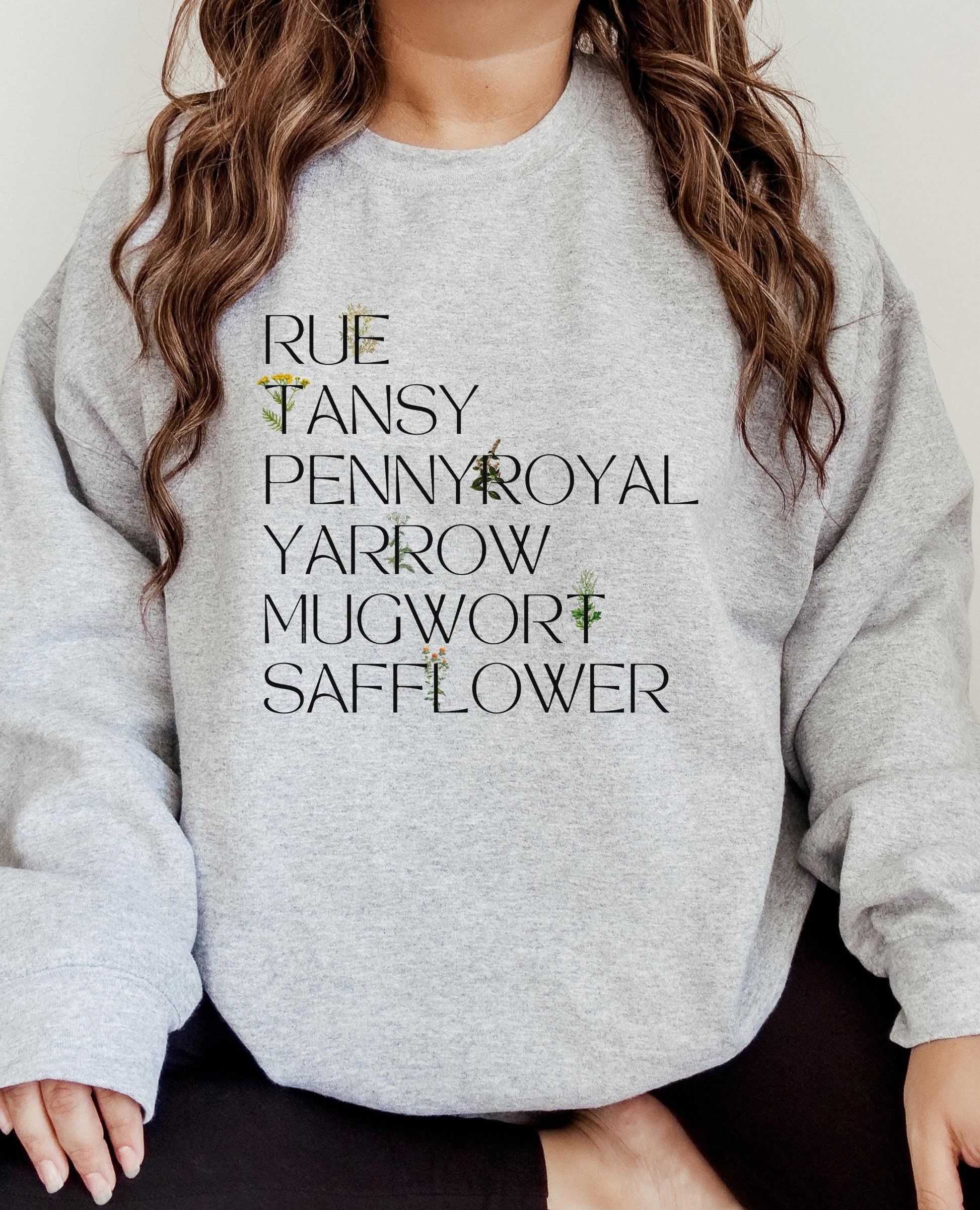 Reproductive Health Herb Garden * Herbology Aqua Tofana Girls will be Girls Feminist Equal Rights Abortion Healthcare Pro Choice Sweatshirt