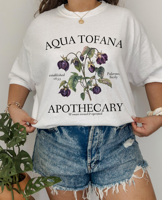 Aqua Tofana Apothecary * Comfort Colors Tee * Giulia Feminist Reproductive Rights Tshirt * Smash the Patriarchy My Body My Choice Pro Roe