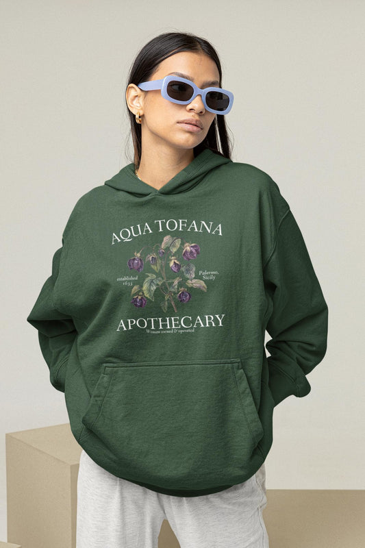 Aqua Tofana Apothecary Hoodie * Giulia Feminist Reproductive Rights * Smash the Patriarchy My Body My Choice Pro Roe Girls will be girls