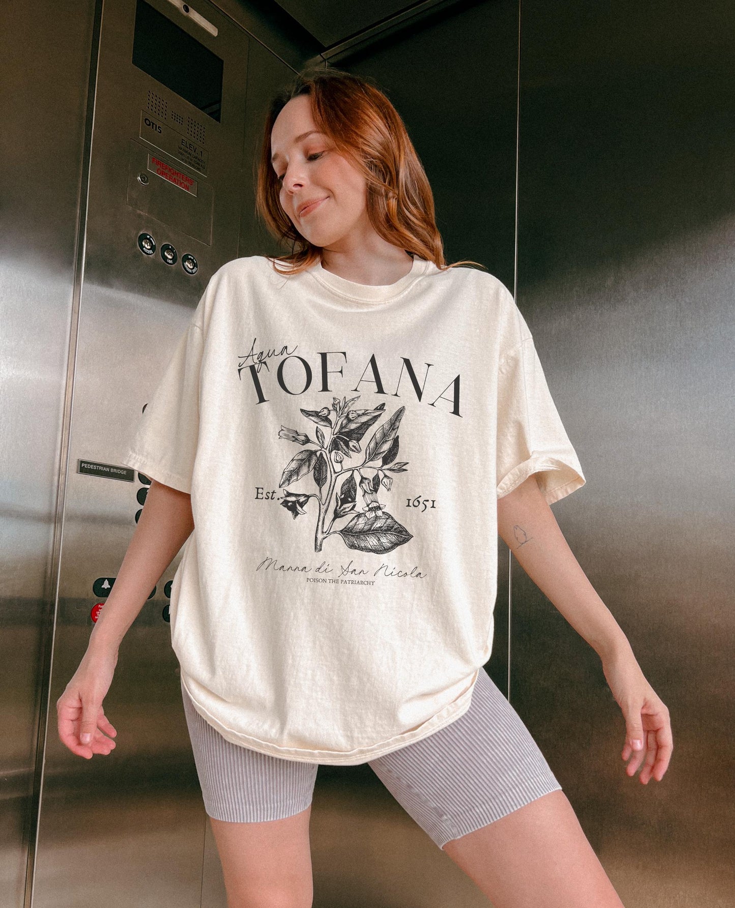 Aqua Tofana Comfort Colors Tee * Funny Poison Patriarchy Girls will be Girls shirt * Giulia Feminist Icon Equal Rights Belladonna Garden t