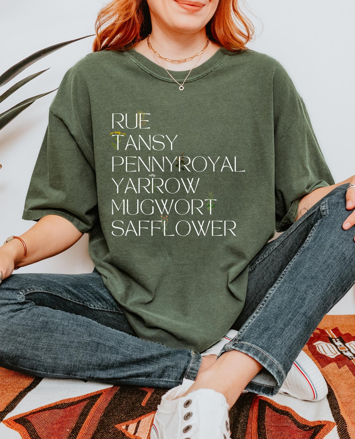 Reproductive Health Garden Comfort Colors Tee * Herbology Aqua Tofana Girls will be Girls Feminist Equal Rights Abortion Healthcare Shirt