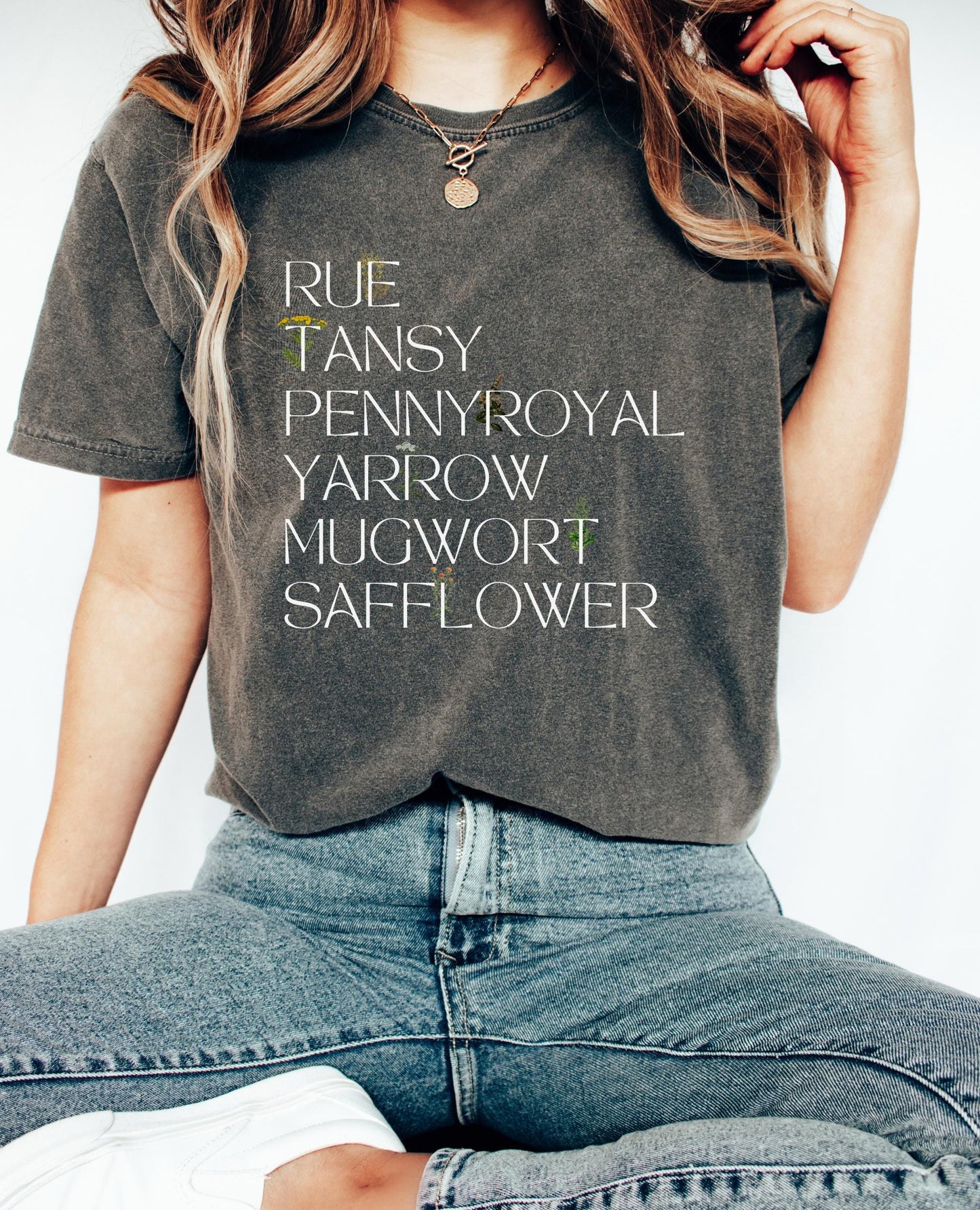 Reproductive Health Garden Comfort Colors Tee * Herbology Aqua Tofana Girls will be Girls Feminist Equal Rights Abortion Healthcare Shirt