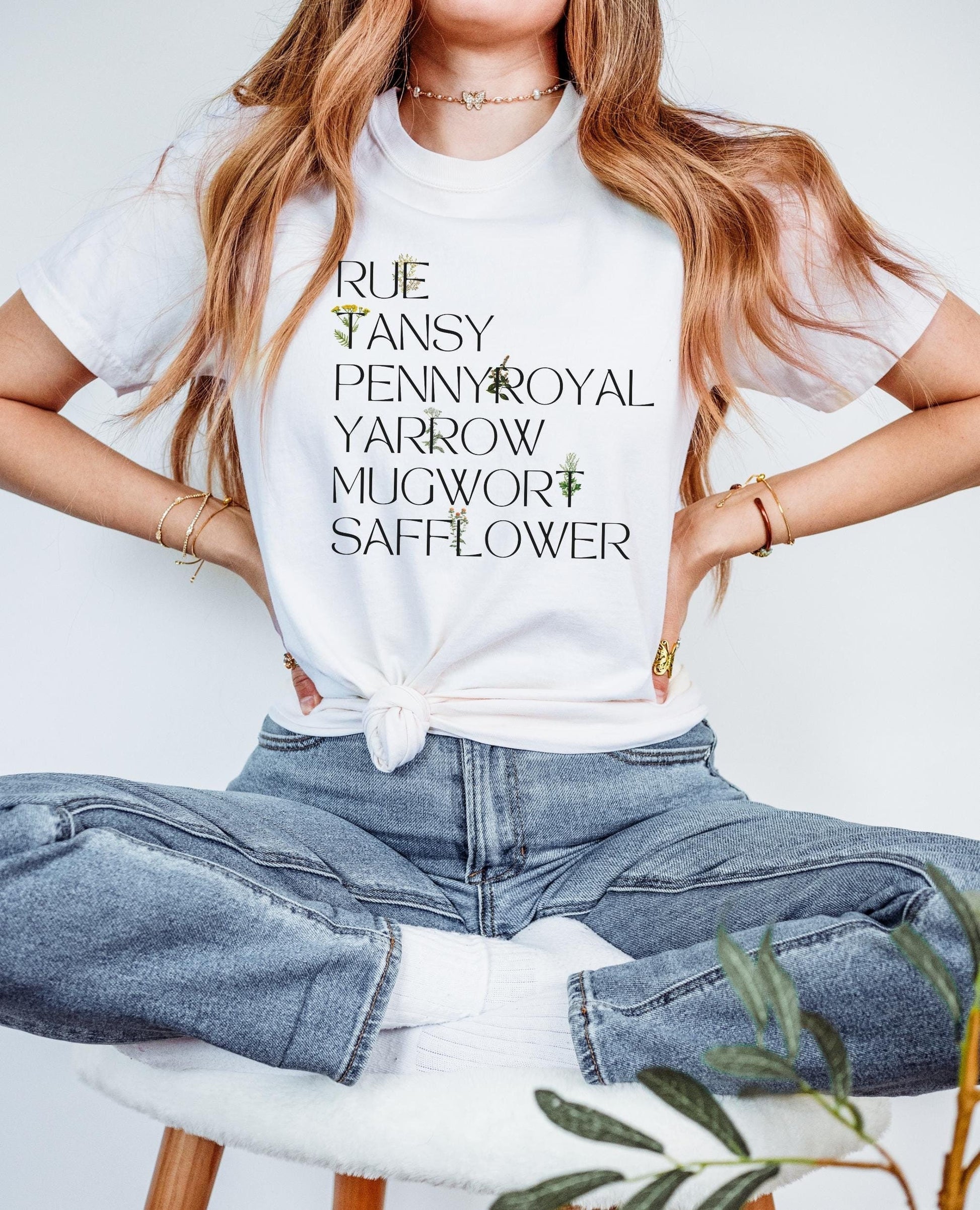 Reproductive Health Garden Comfort Colors Tee * Herbology Aqua Tofana Girls will be Girls Feminist Equal Rights Abortion Healthcare Shirt