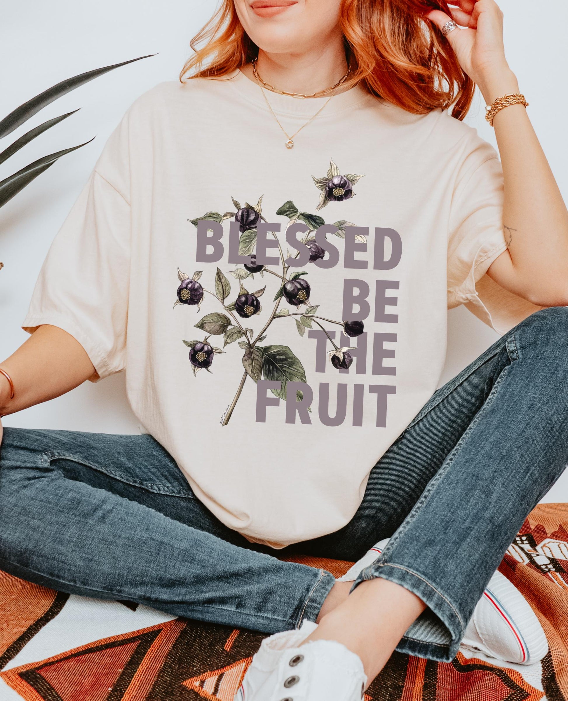 Handmaid's Tale Belladonna Blessed be the Fruit * Nolite te bastardes Feminist Rage MATGA Smash Patriarchy Comfort Colors Aqua tofana Tshirt