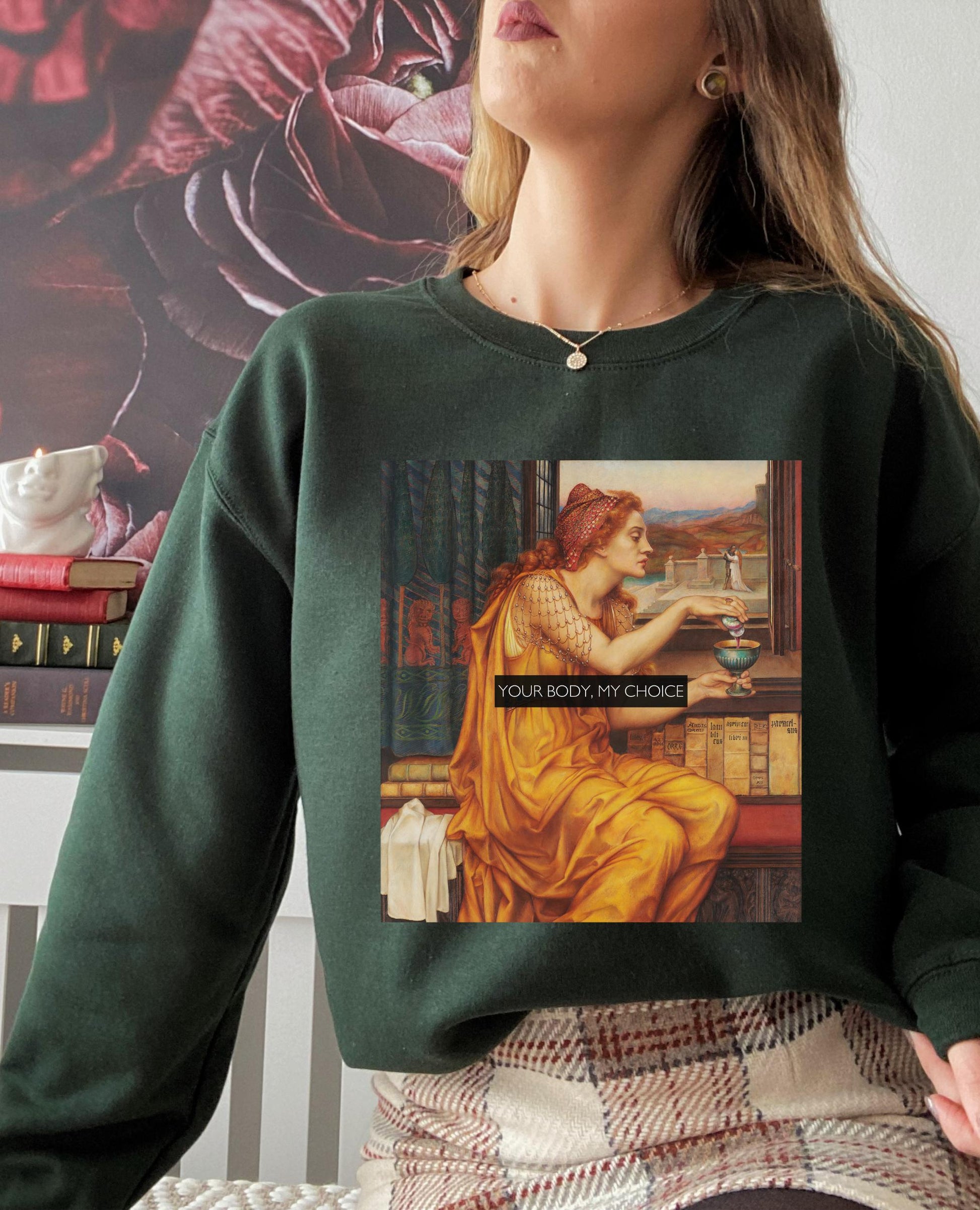 Aqua Tofana My Choice Sweatshirt * Funny Poison the Patriarchy Girls will be Girls shirt * Giulia Tofana Feminist Icon Equal Womens Rights