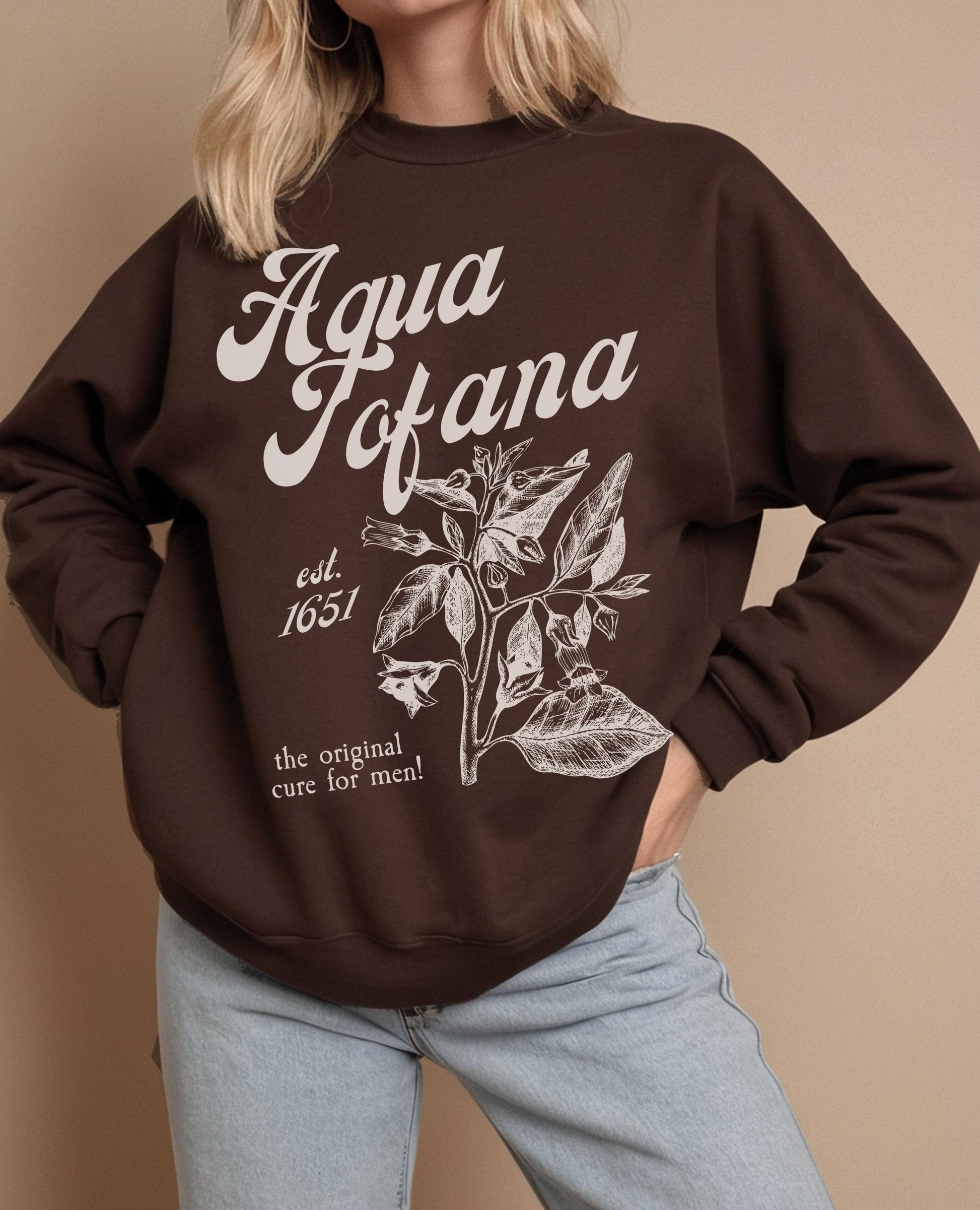 Aqua Tofana Apothecary Sweatshirt Hoodie * Funny Poison Patriarchy Girls will be Girls shirt * Giulia Feminist Icon Equal Rights Belladonna