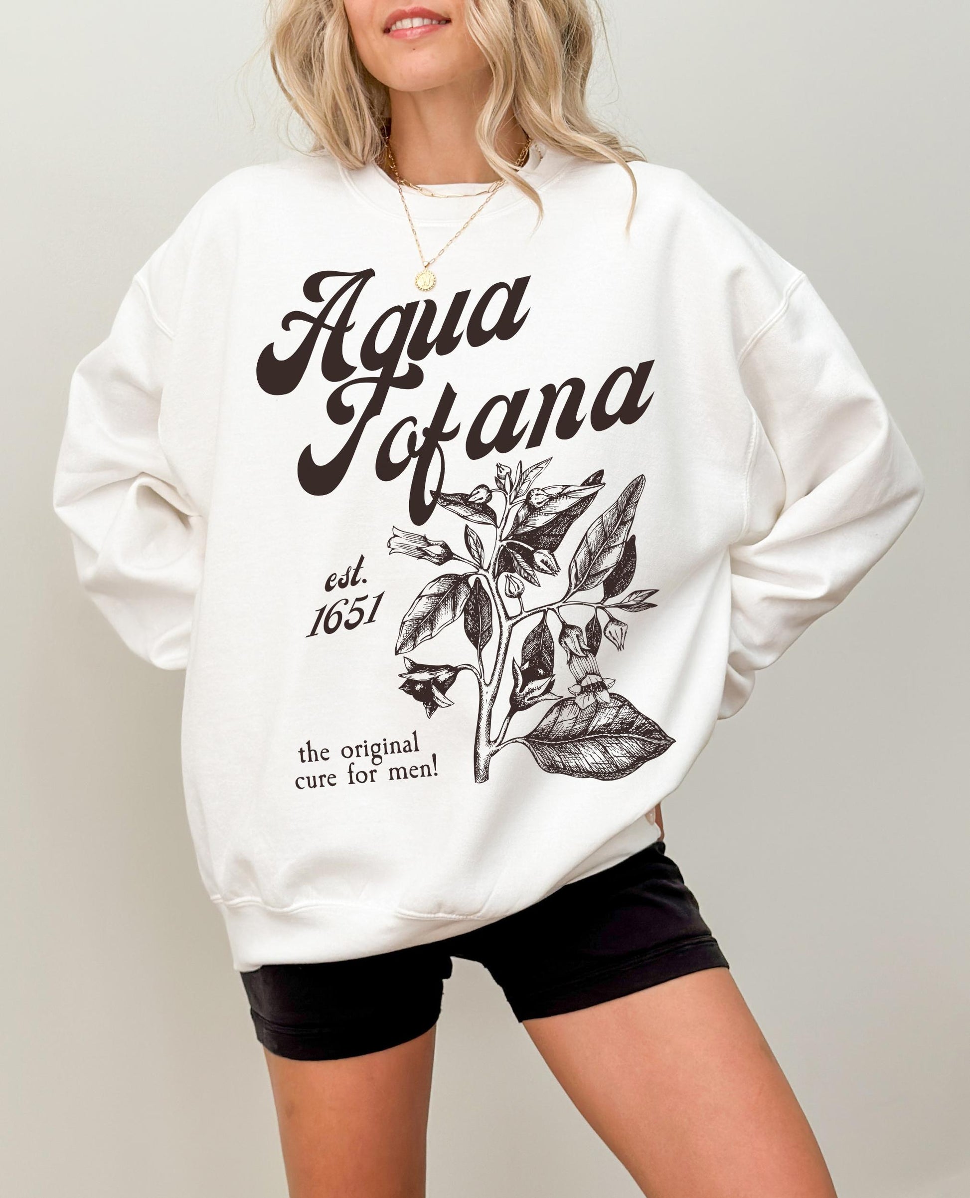 Aqua Tofana Apothecary Sweatshirt Hoodie * Funny Poison Patriarchy Girls will be Girls shirt * Giulia Feminist Icon Equal Rights Belladonna