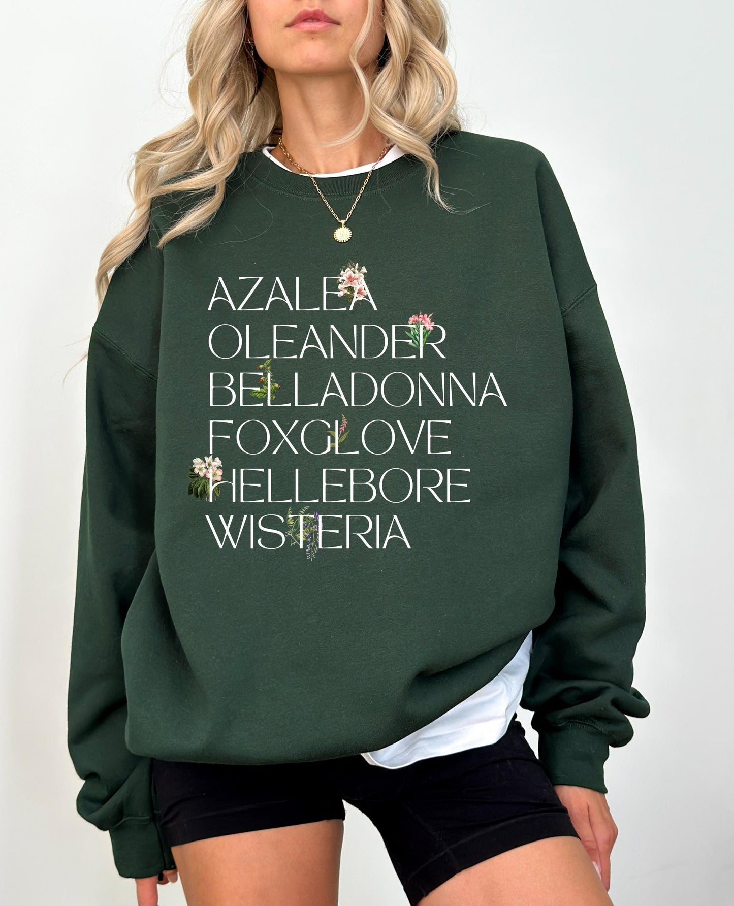 Poison Deadly Garden Witchy Herbology Sweatshirt * Smash Patriarchy Girls will be Girls shirt Aqua Tofana Feminist Equal Rights Belladonna