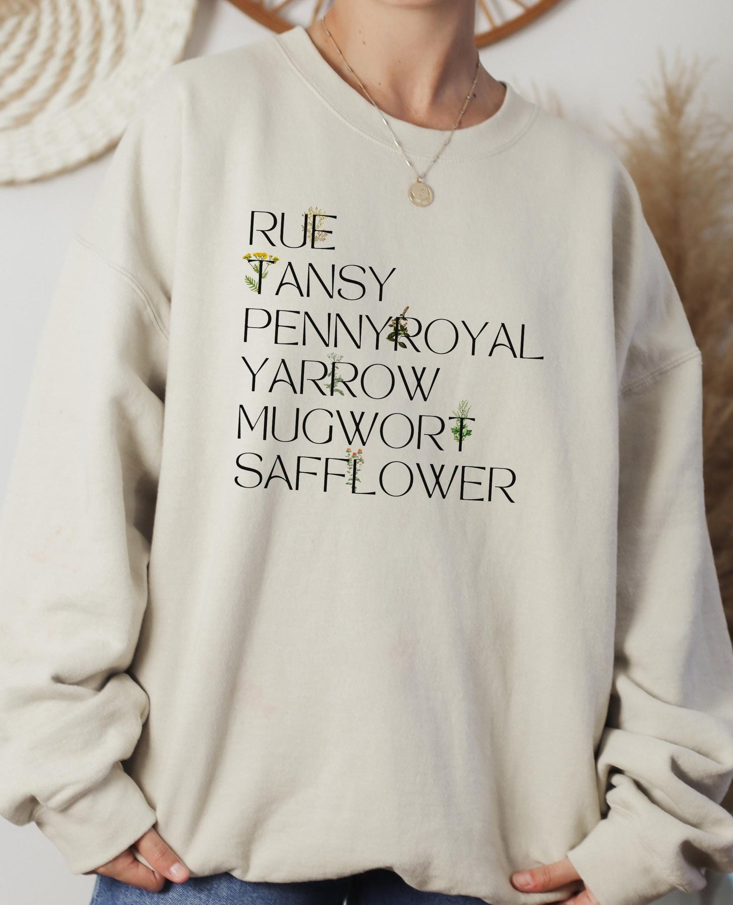 Reproductive Health Herb Garden * Herbology Aqua Tofana Girls will be Girls Feminist Equal Rights Abortion Healthcare Pro Choice Sweatshirt