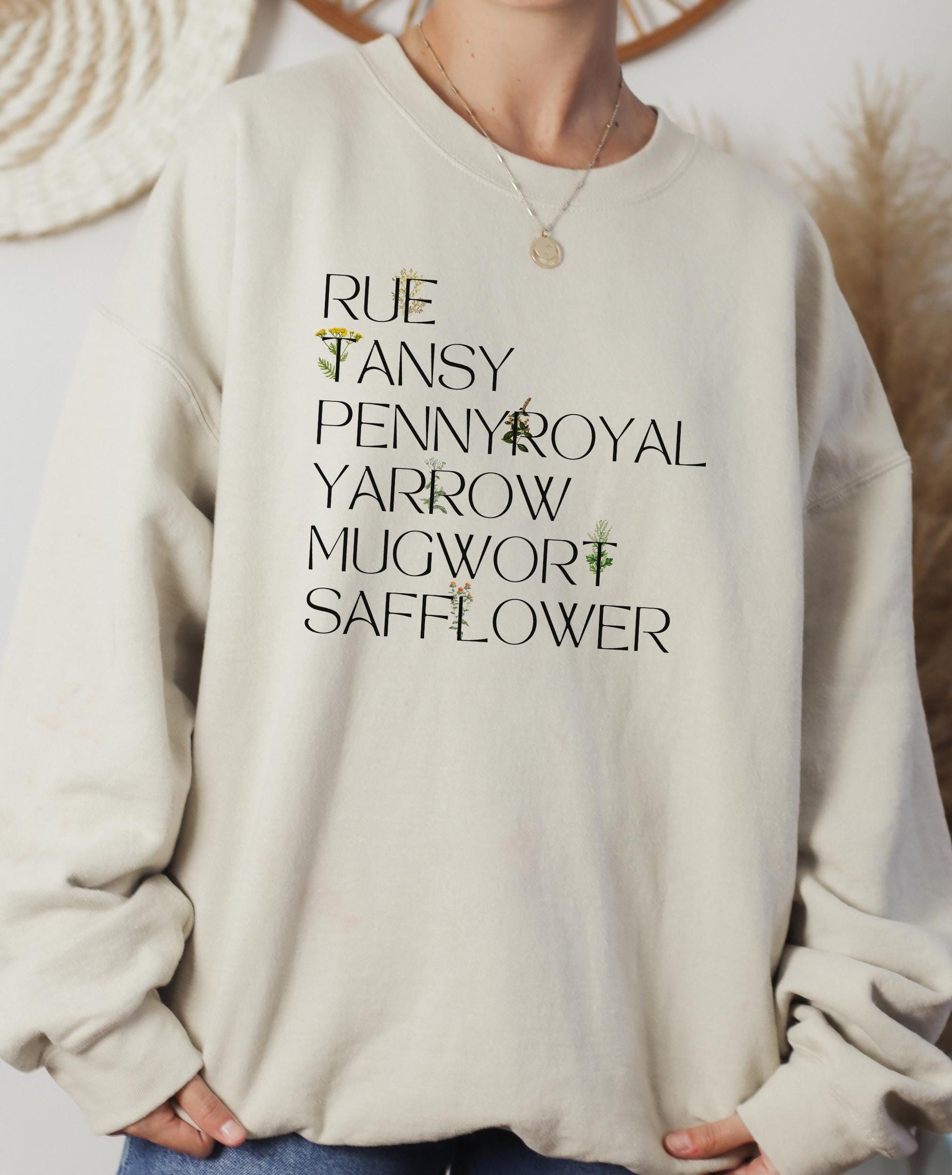 Reproductive Health Herb Garden * Herbology Aqua Tofana Girls will be Girls Feminist Equal Rights Abortion Healthcare Pro Choice Sweatshirt