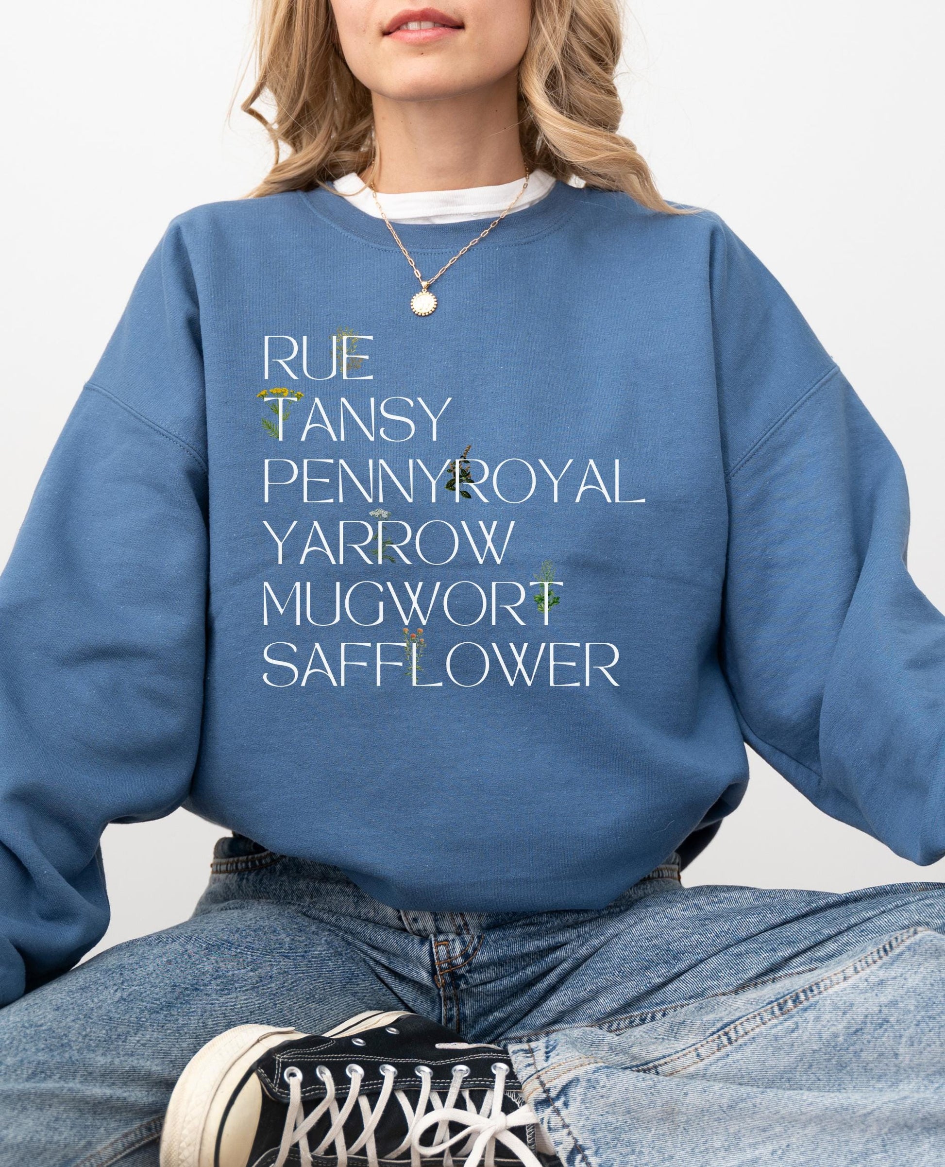 Reproductive Health Herb Garden * Herbology Aqua Tofana Girls will be Girls Feminist Equal Rights Abortion Healthcare Pro Choice Sweatshirt