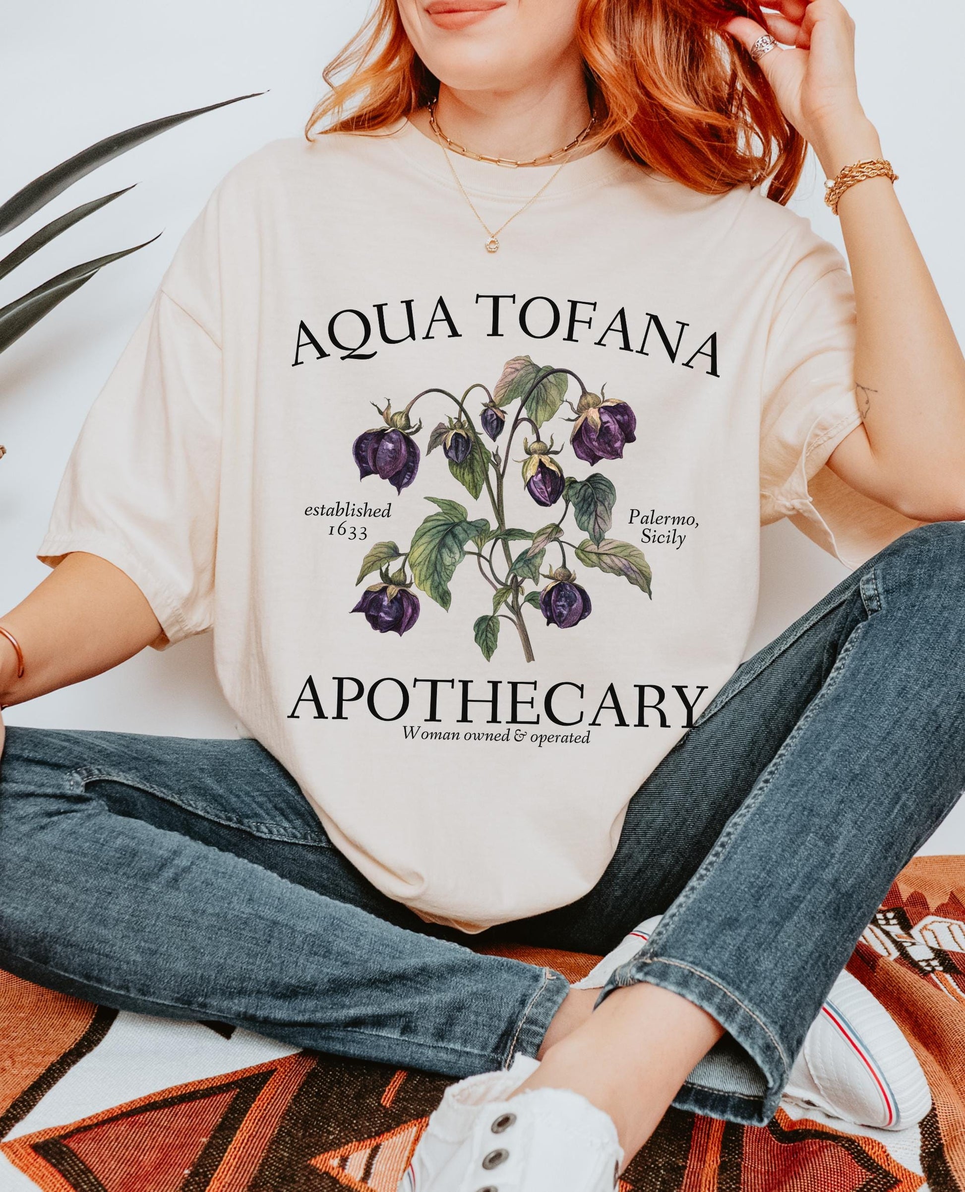 Aqua Tofana Apothecary * Comfort Colors Tee * Giulia Feminist Reproductive Rights Tshirt * Smash the Patriarchy My Body My Choice Pro Roe