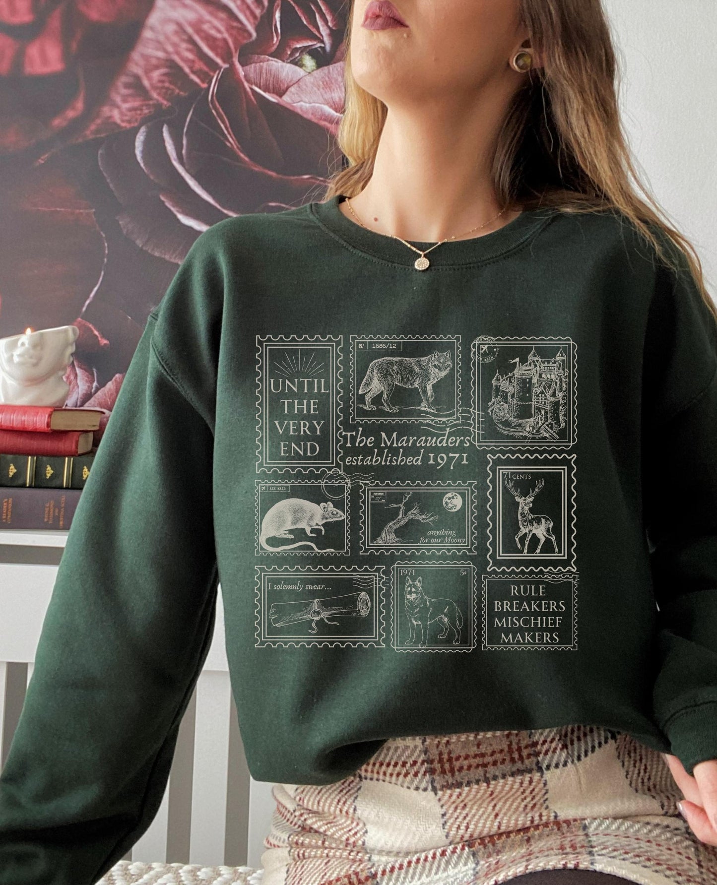 Mauraders Wizard Stamp Collection Sweatshirt