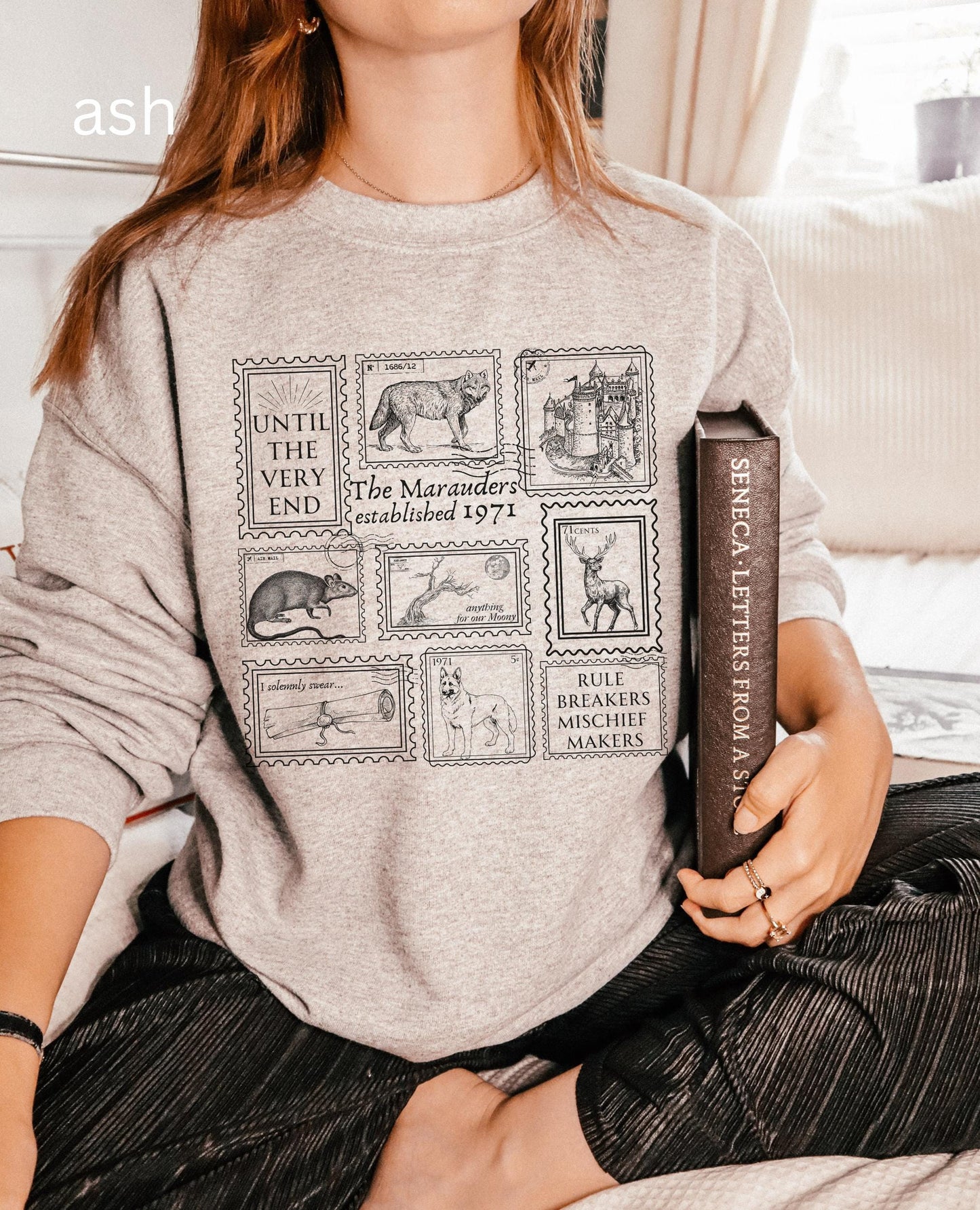 Mauraders Wizard Stamp Collection Sweatshirt
