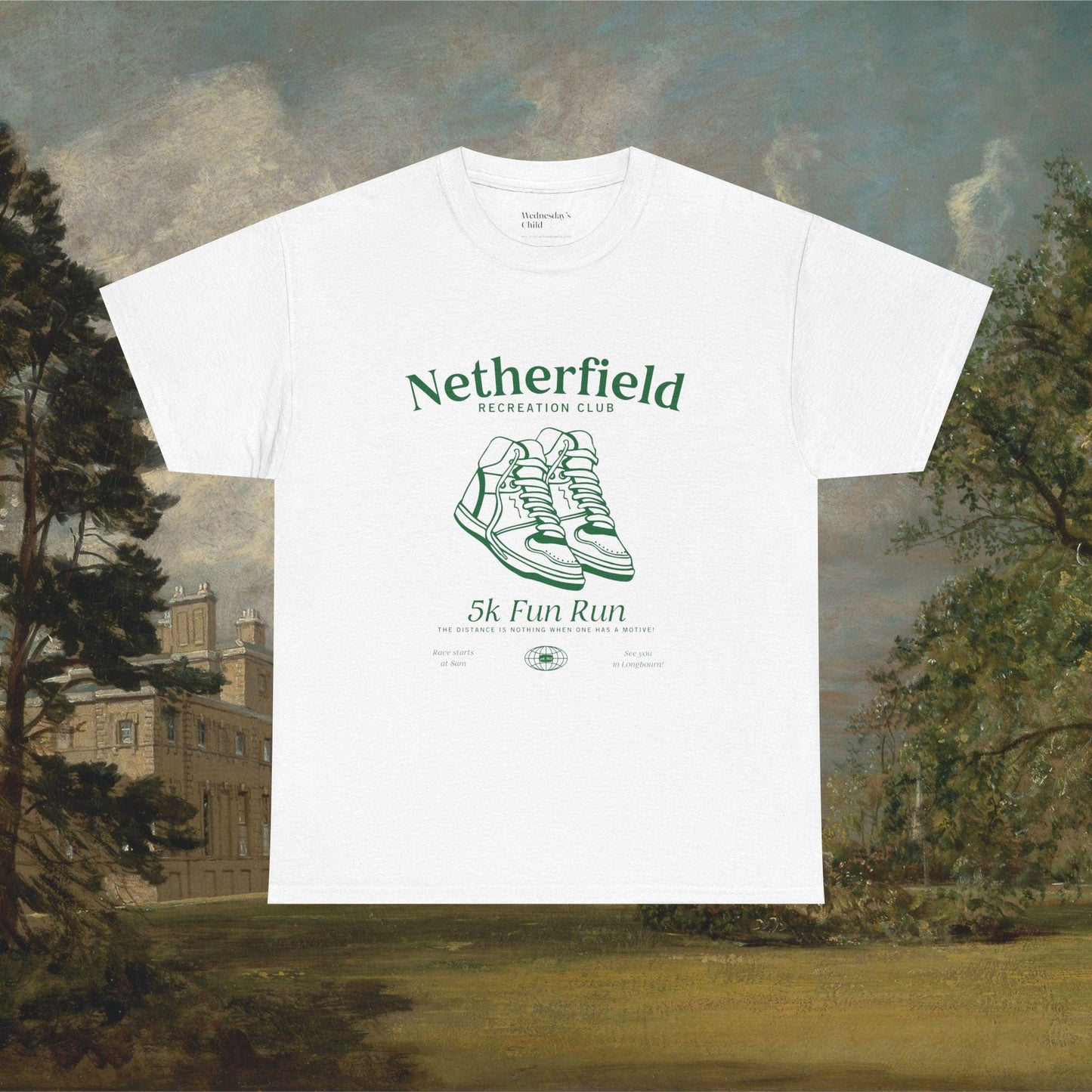Pride & Prejudice Netherfield 5k Fun Run Tshirt * Very Fond of Walking Pemberley Mr Darcy Bookish Marathon Runner Gift Jane Austen Merch