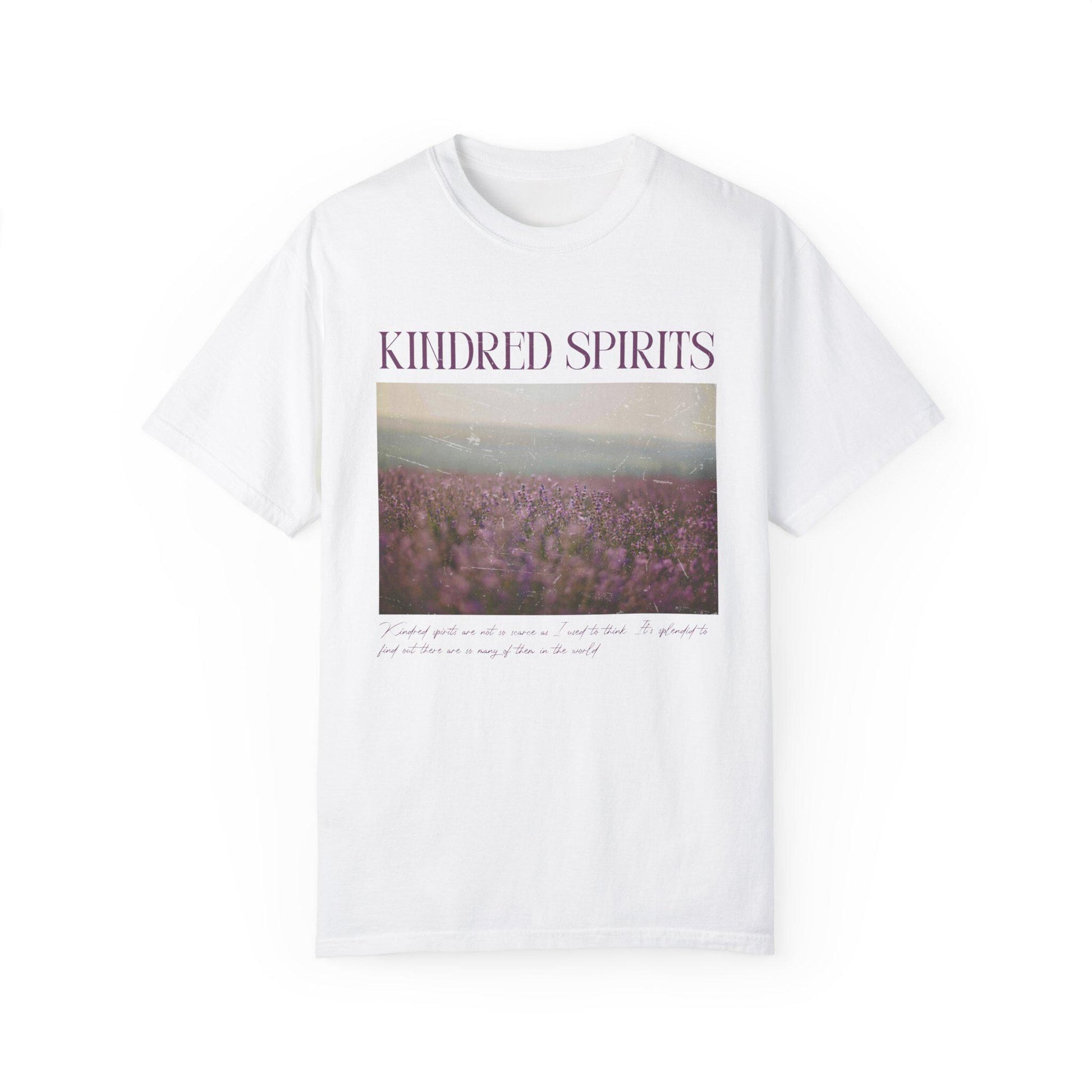 Anne of Green Gables Kindred Spirits Vintage Comfort Colors Tee * Avonlea Spring Cottagecore Light Academia Subtle Bookish Gift Merch