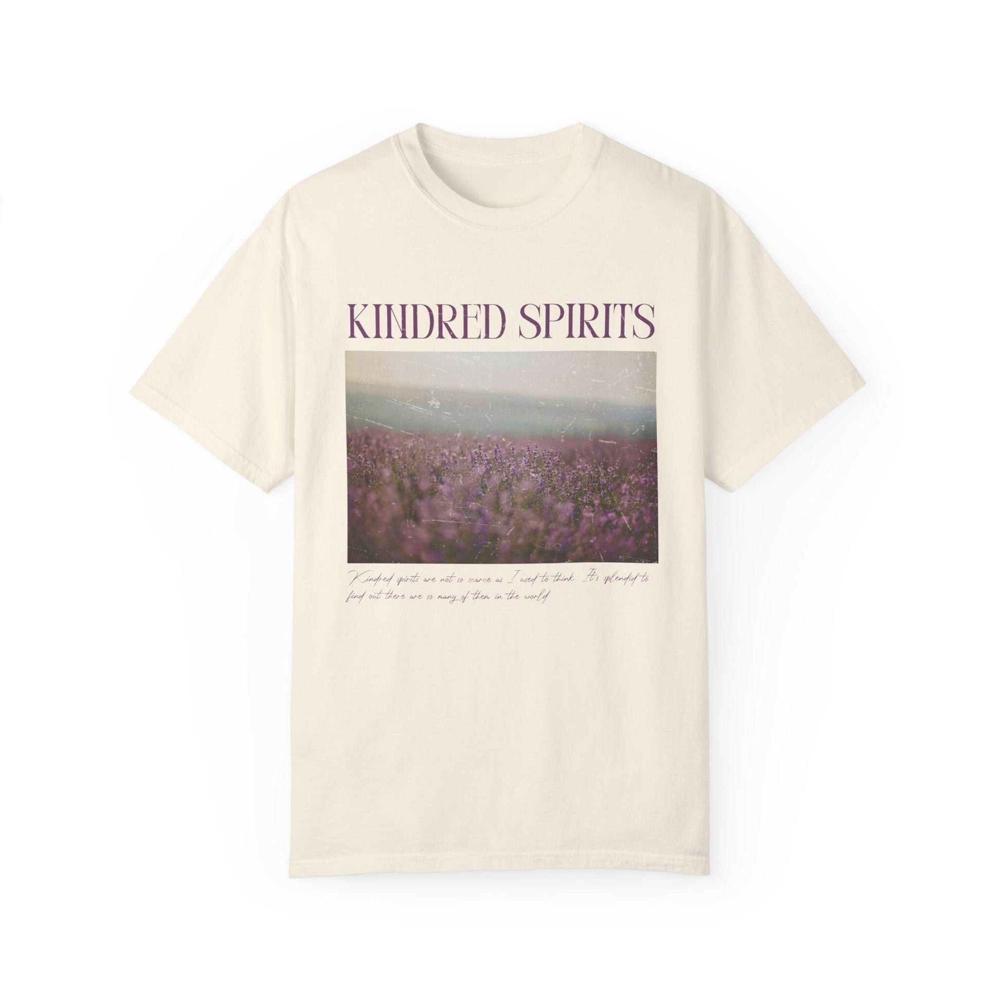 Anne of Green Gables Kindred Spirits Vintage Comfort Colors Tee * Avonlea Spring Cottagecore Light Academia Subtle Bookish Gift Merch