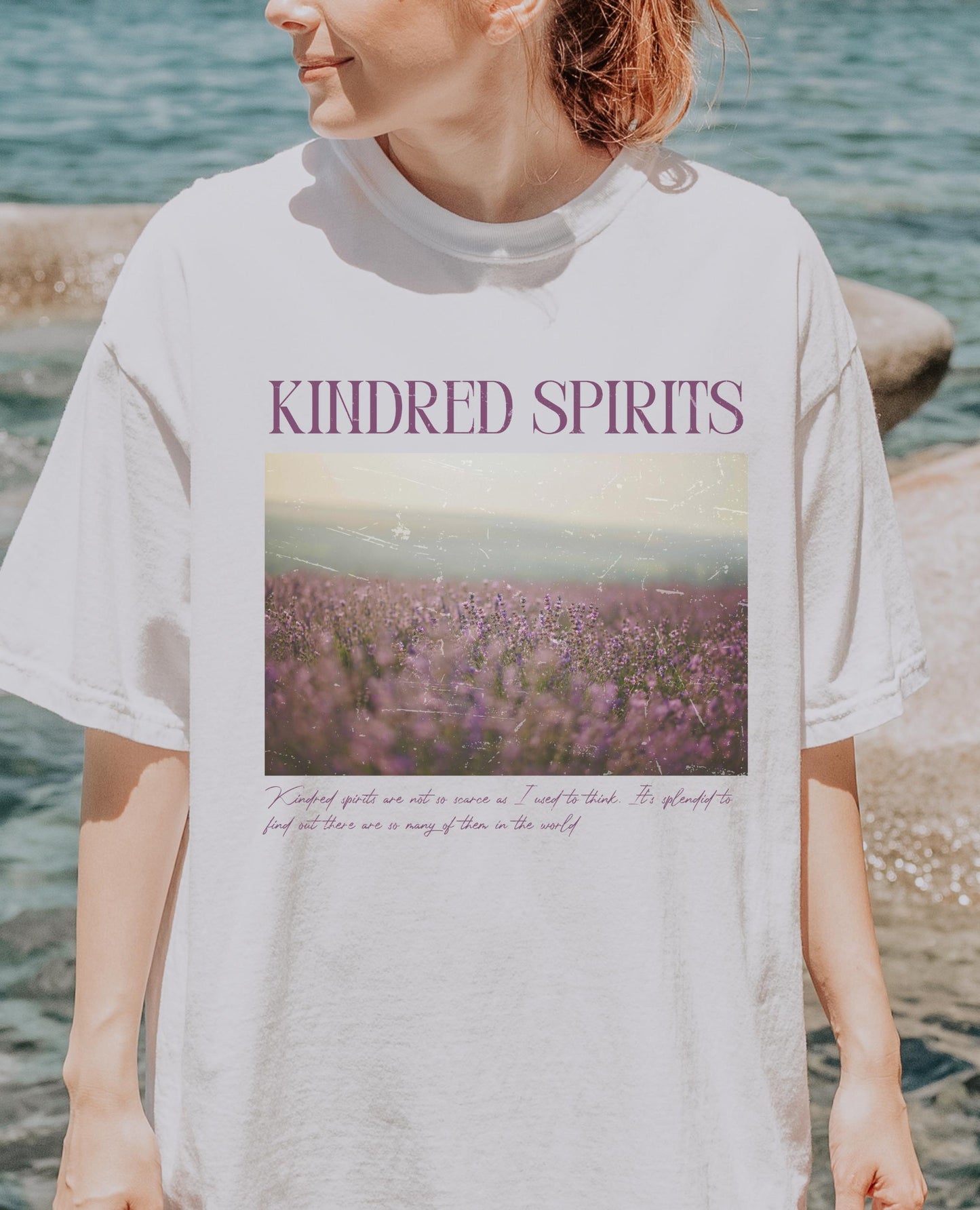 Anne of Green Gables Kindred Spirits Vintage Comfort Colors Tee * Avonlea Spring Cottagecore Light Academia Subtle Bookish Gift Merch