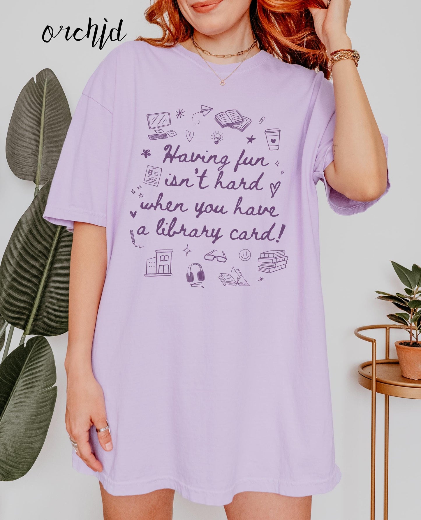 Having Fun Isn't Hard When You Have a Library Card * Retro 90s Doodle Nostalgia Librarian Teacher Gift * Arthur Friends Bookworm Book Club